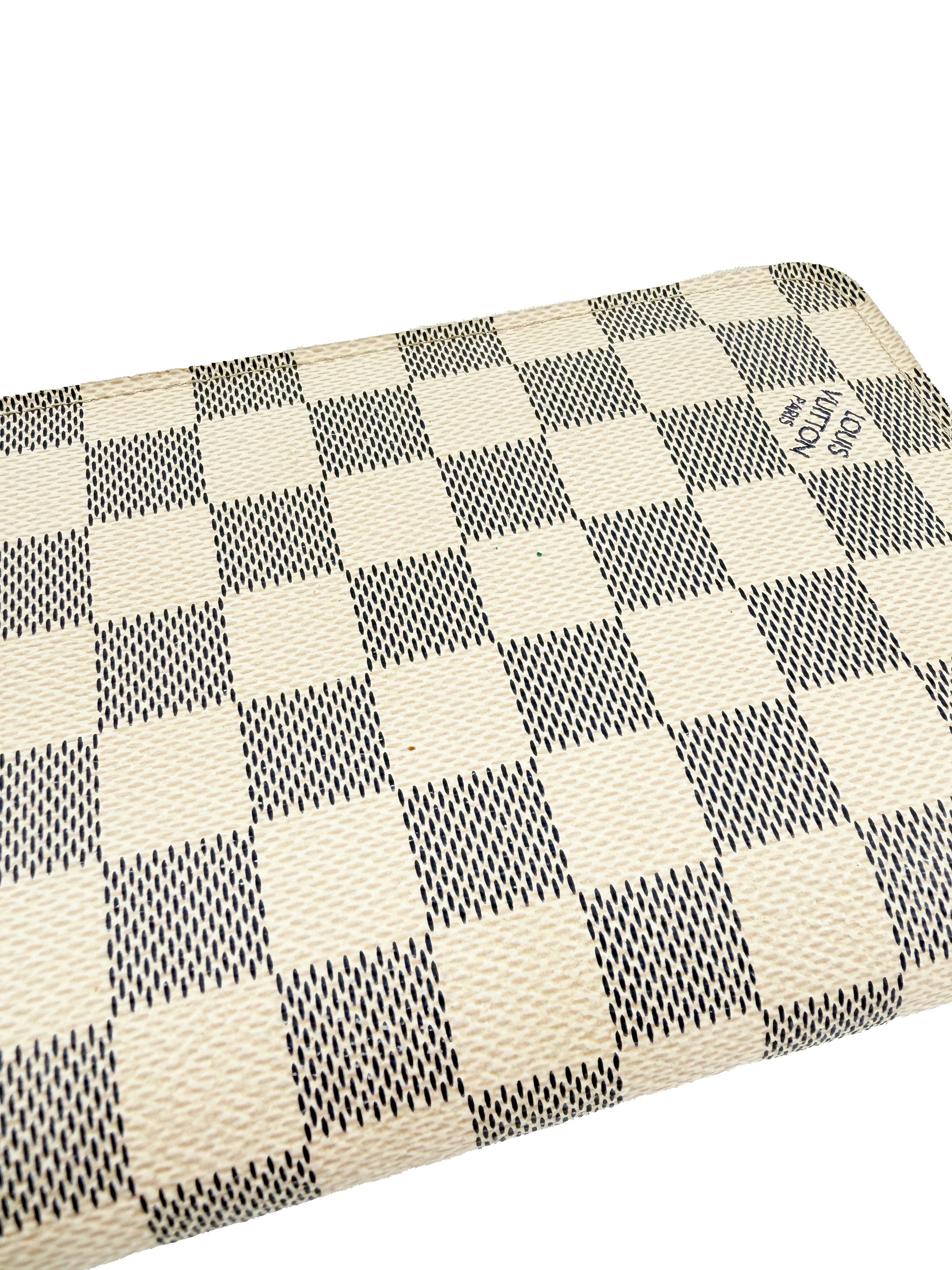 Louis Vuitton damier azur zippy organizer wallet VI2037