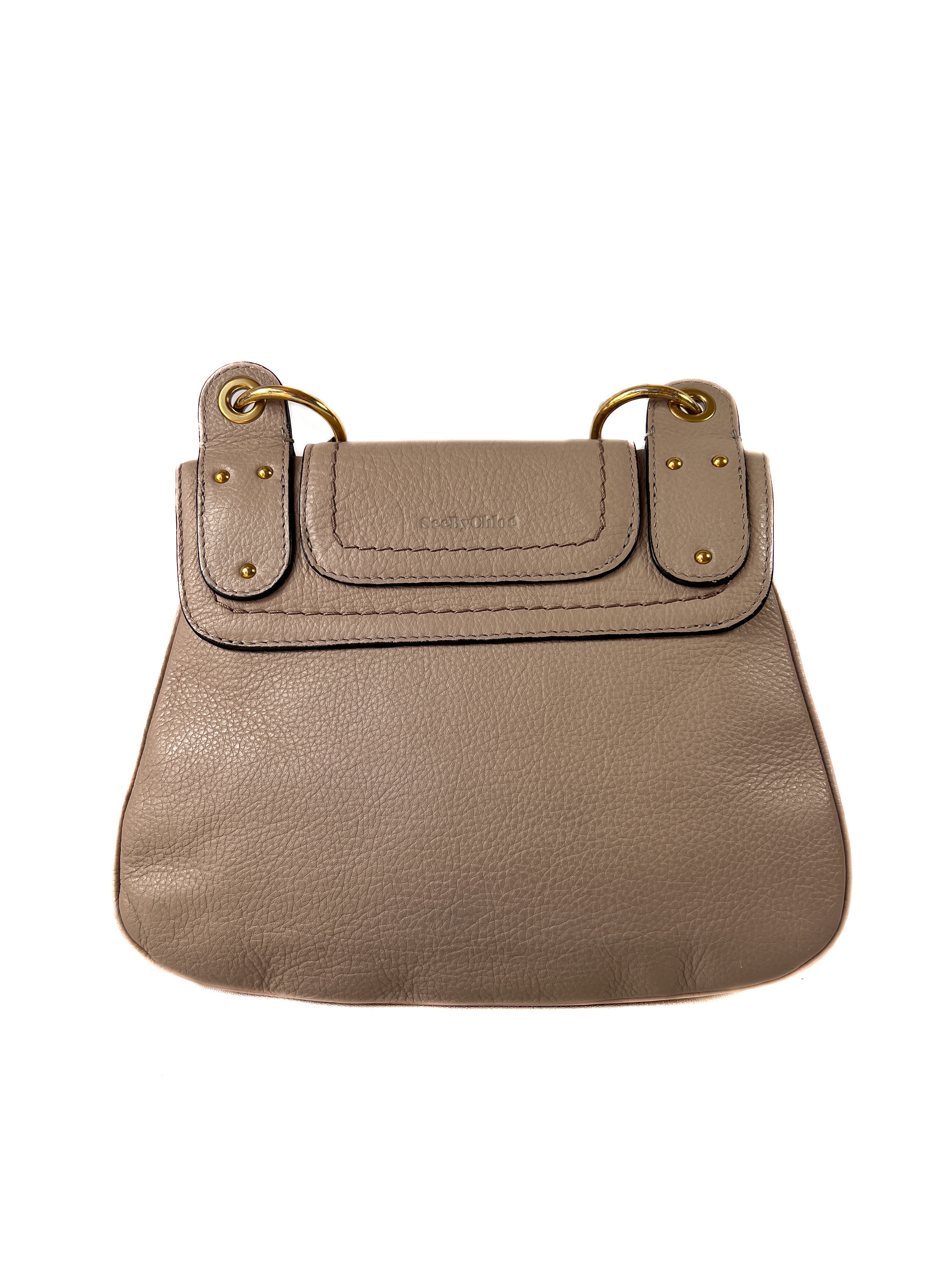 See by Chloe dark taupe and brown leather Susie crossbody