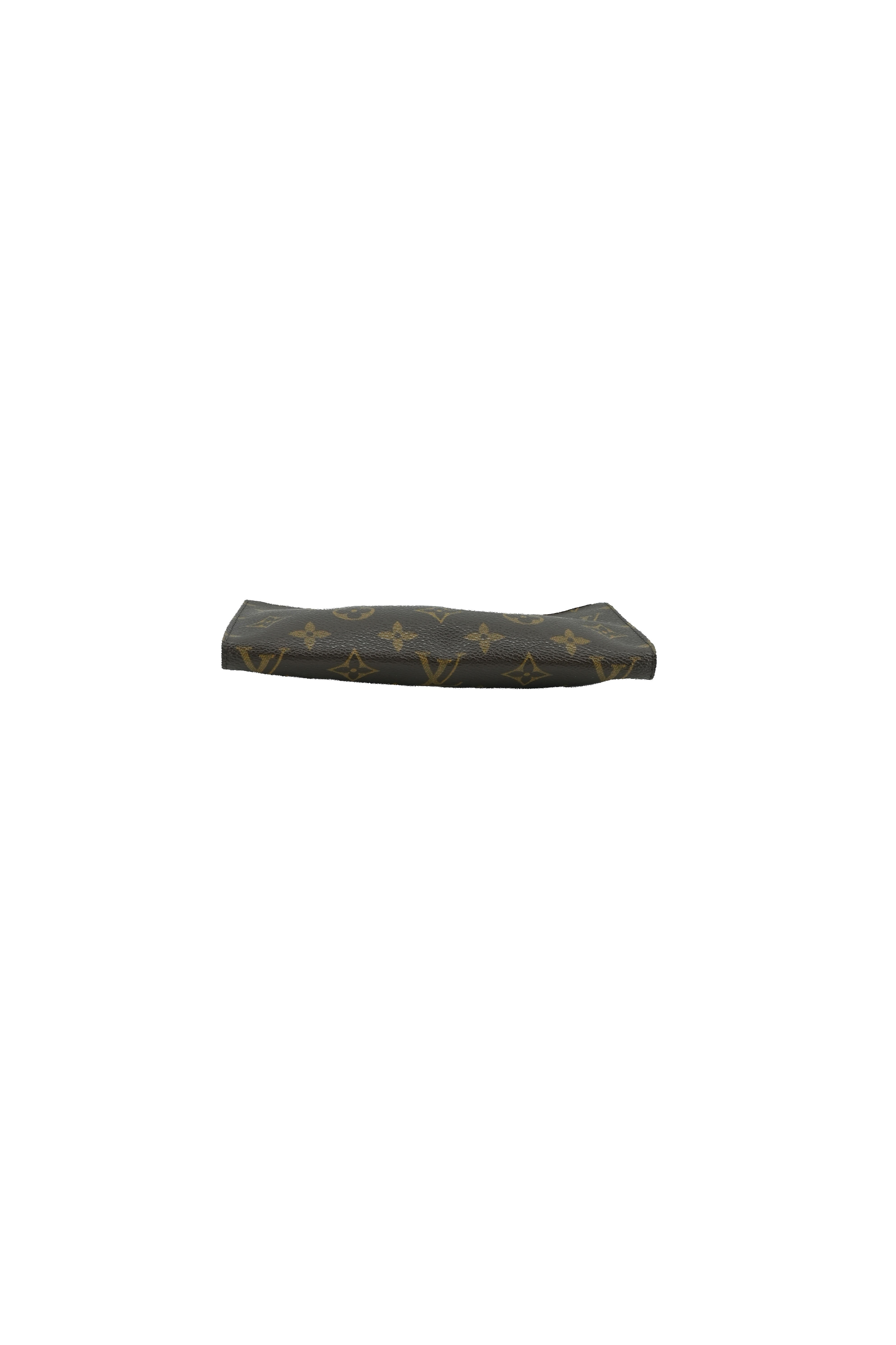 Louis Vuitton brown monogram bucket pouch FL1001