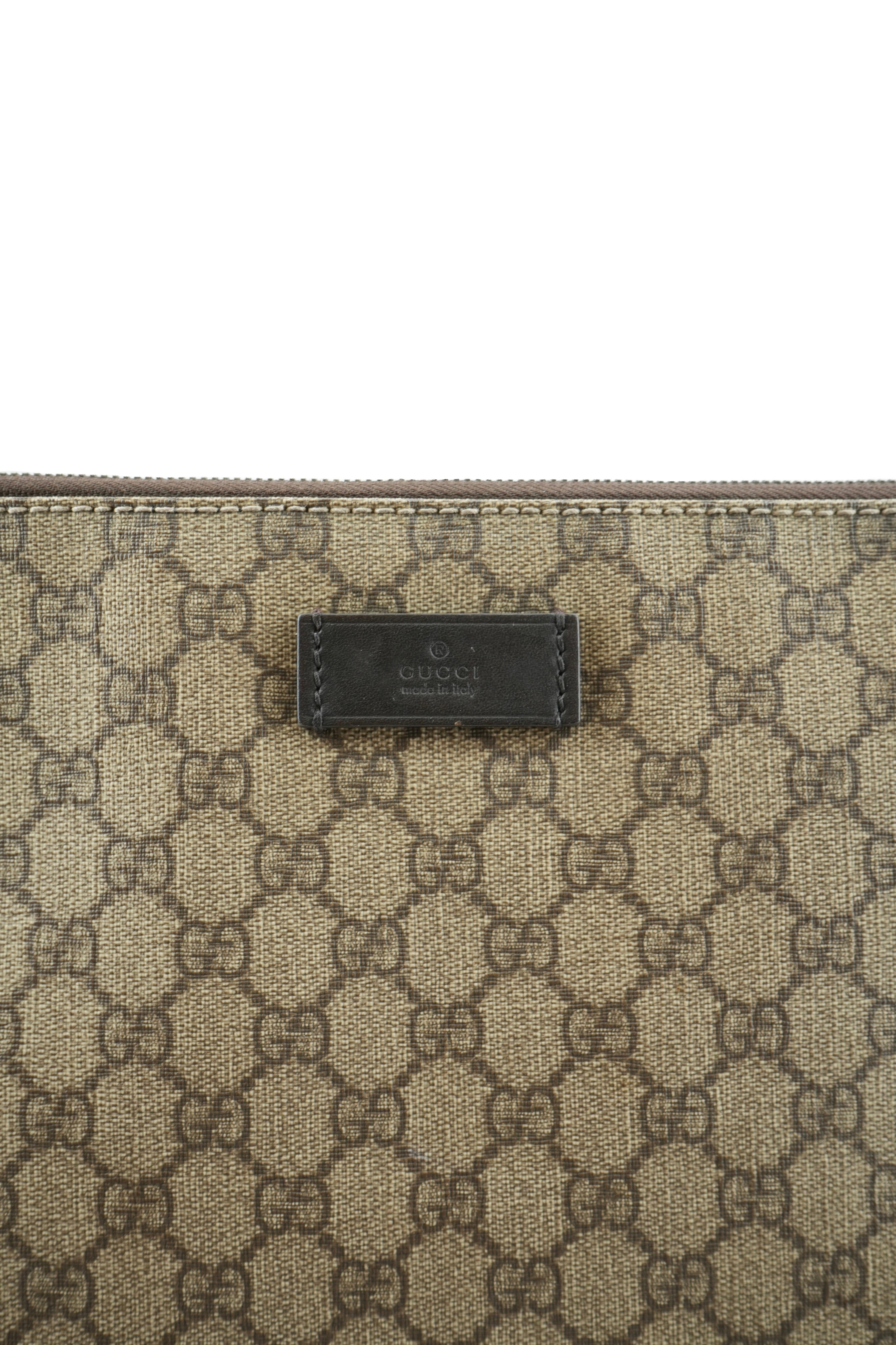 Gucci brown GG coated canvas crossbody 110054 1705
