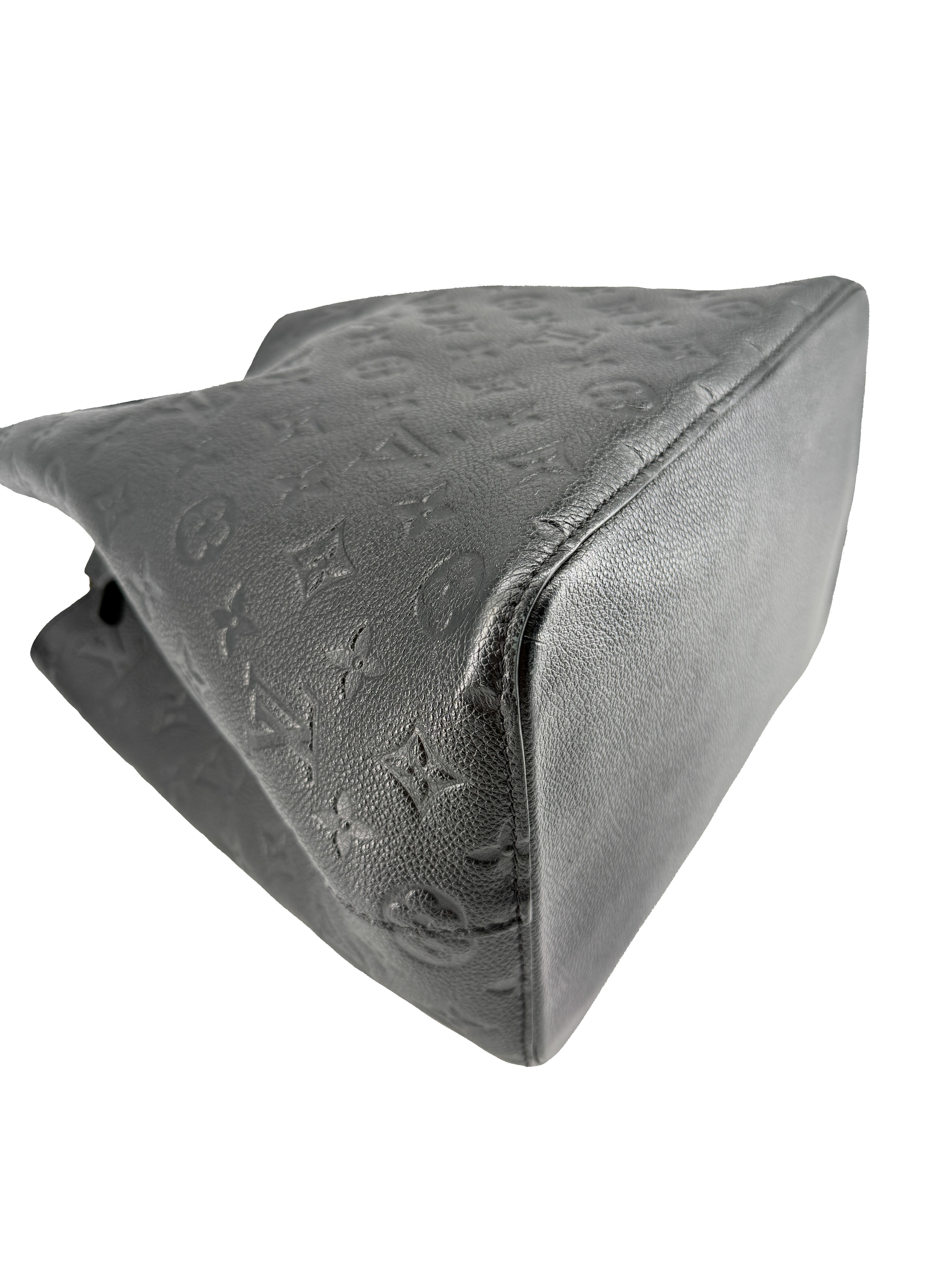 Louis Vuitton black empreinte leather NeoNoe MM NFC