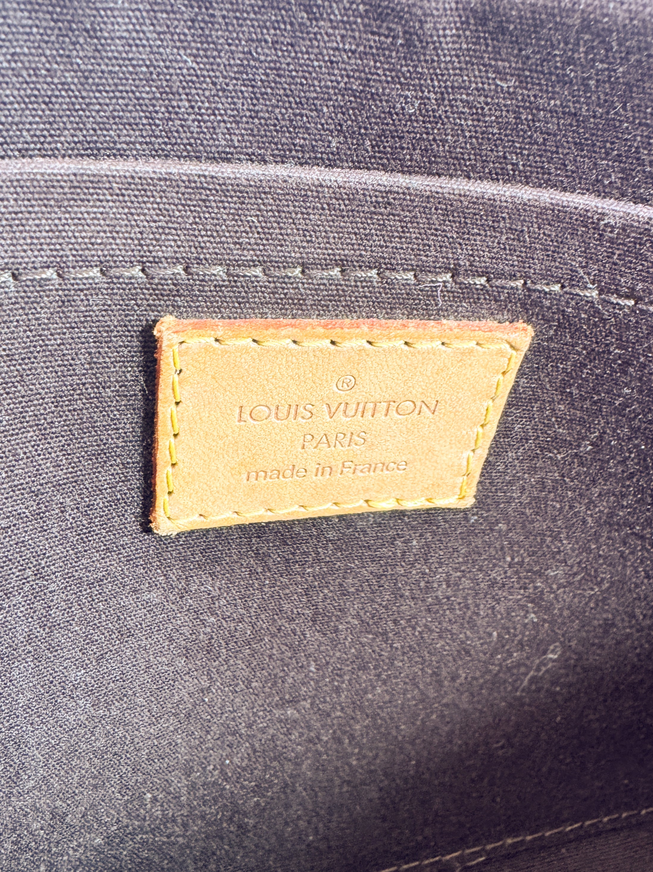 Louis Vuitton vernis rosewood ave bag SL4007