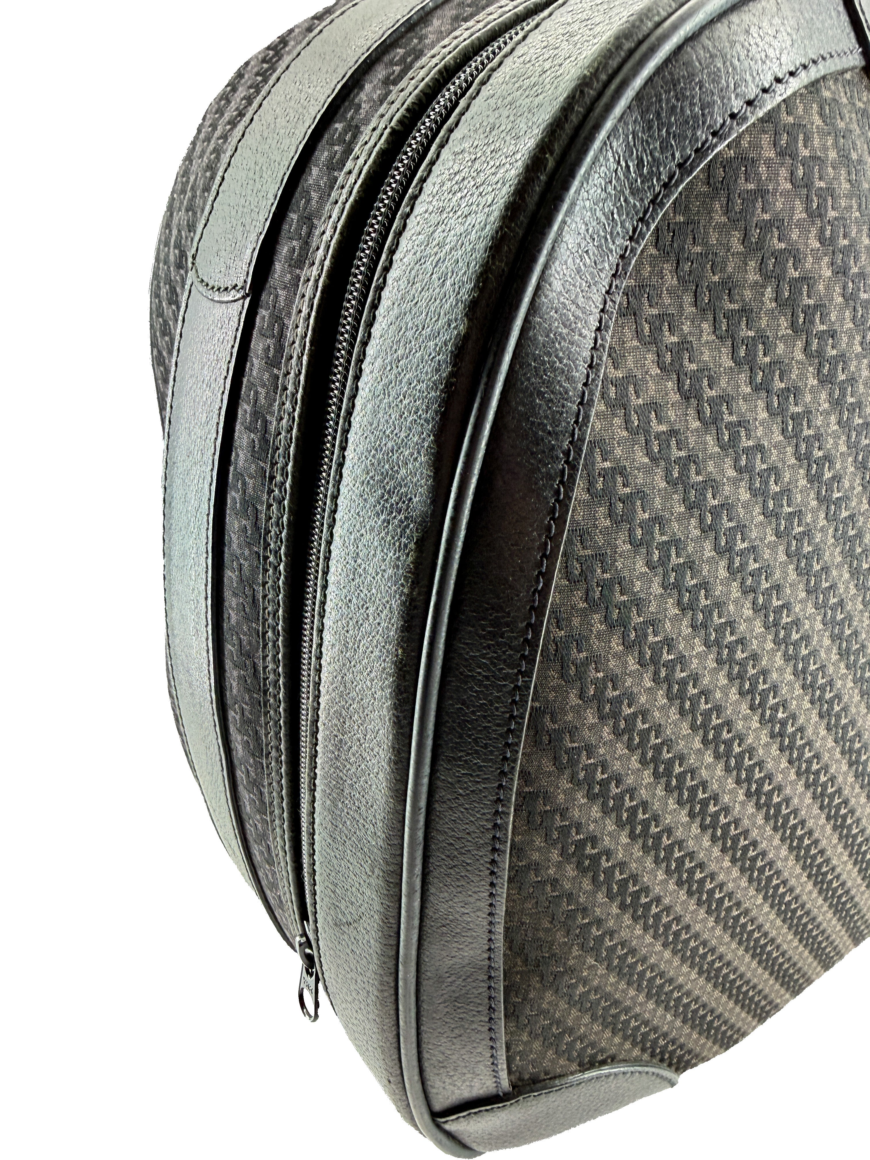 Gucci black vintage G print suitcase 1211-65