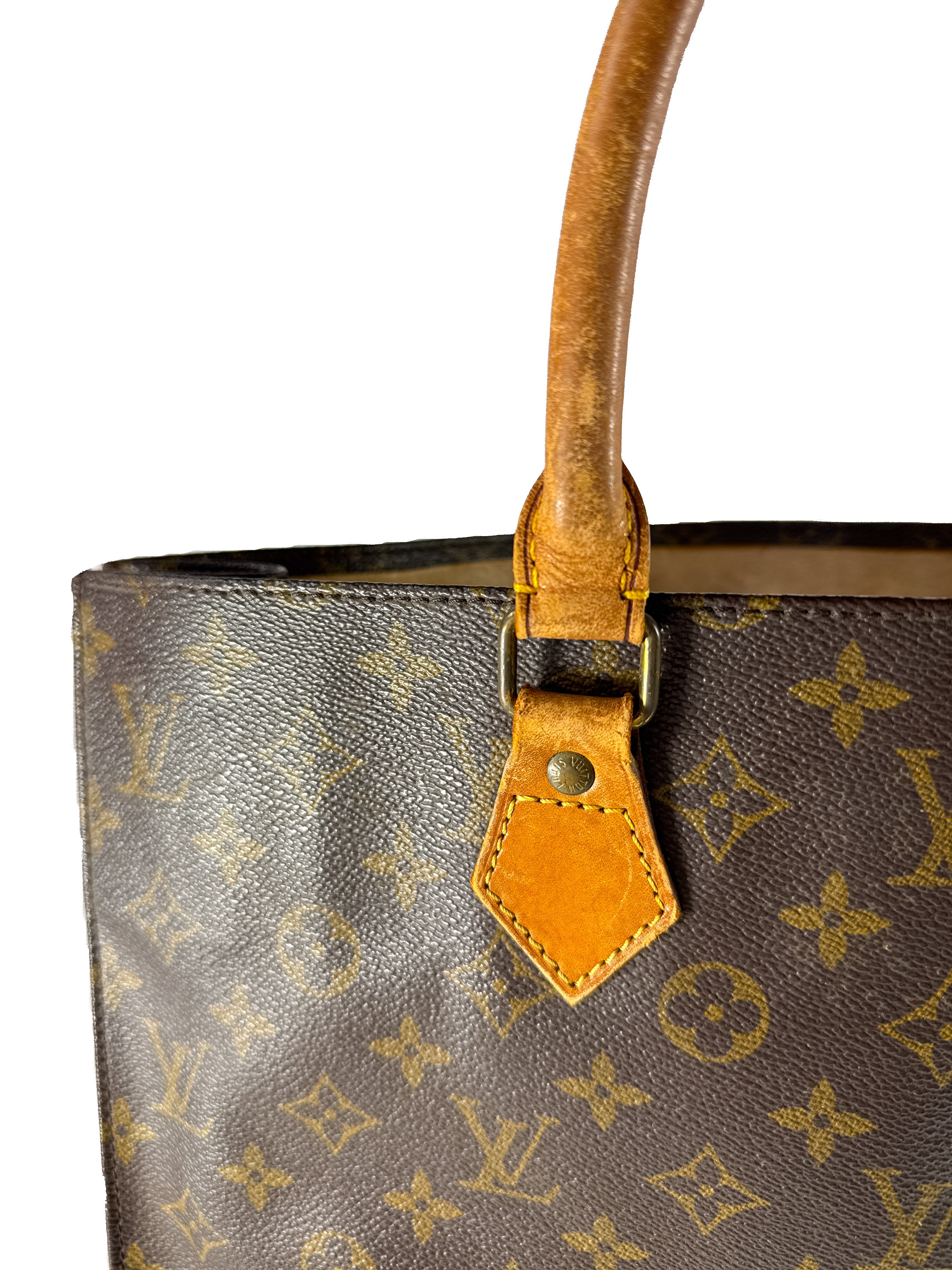 Louis Vuitton monogram Sac Plat tote 862