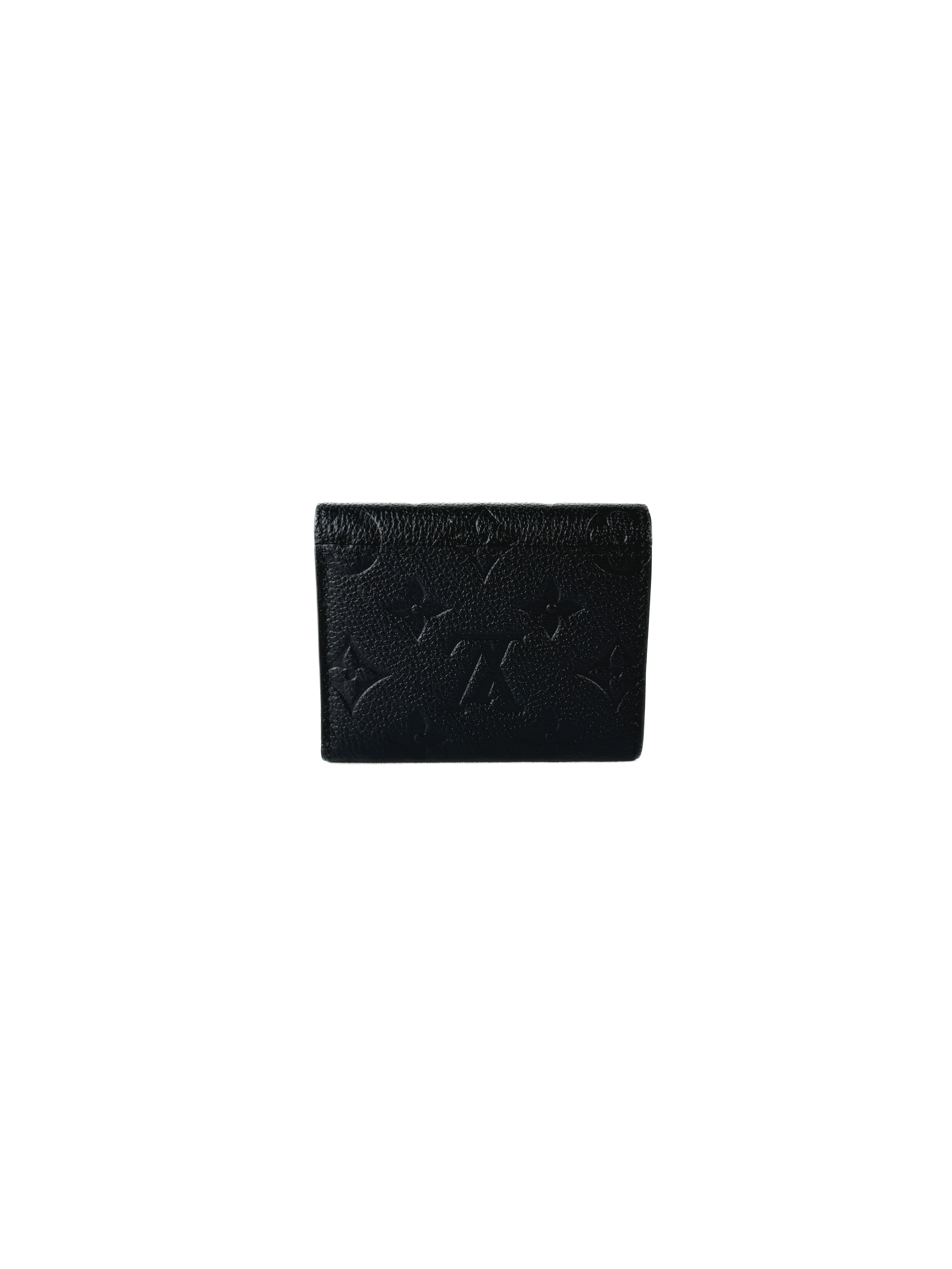 Louis Vuitton black empreinte Victorine wallet NFC