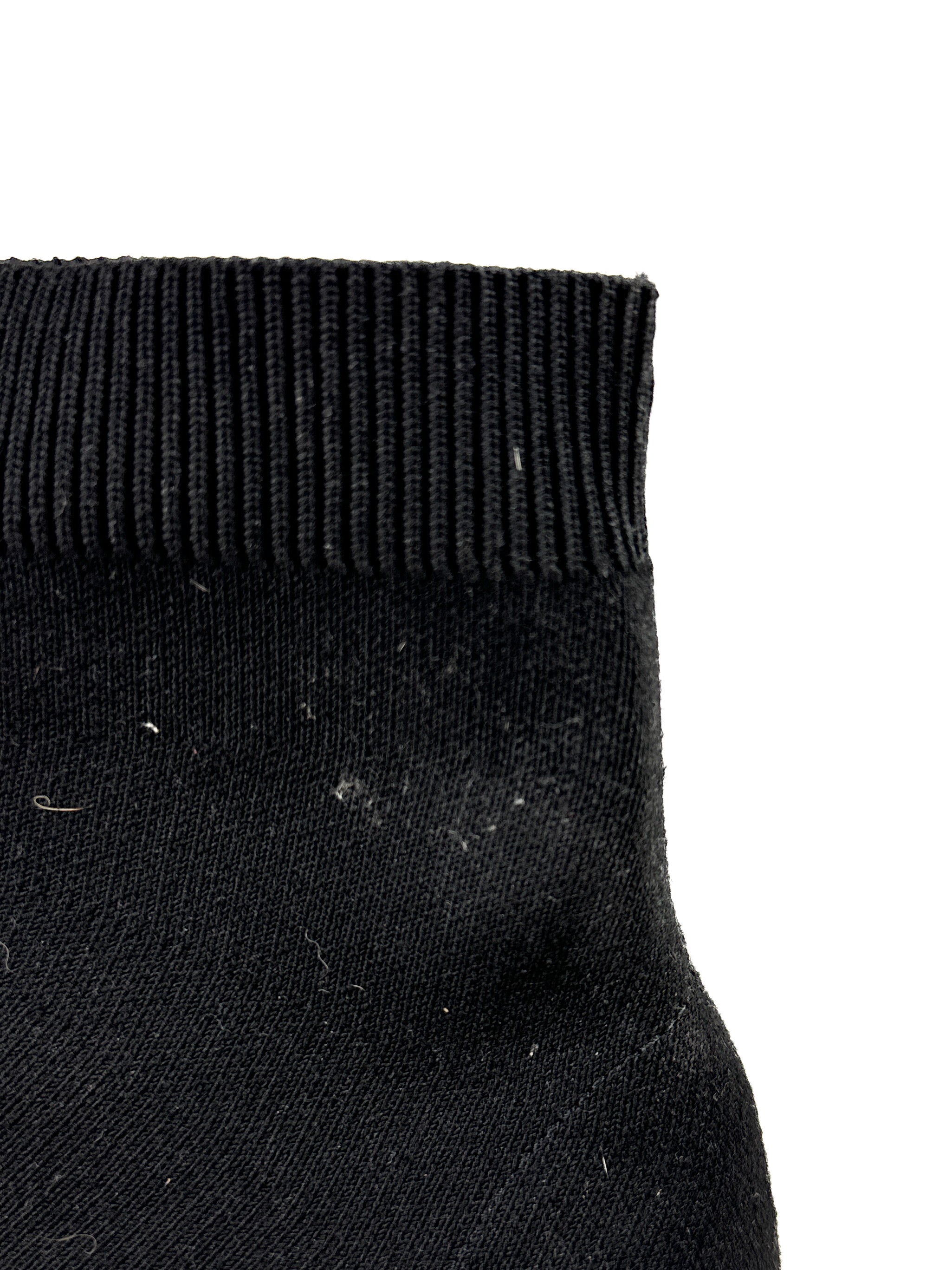 Prada black knit sock high top sneakers size 36.5