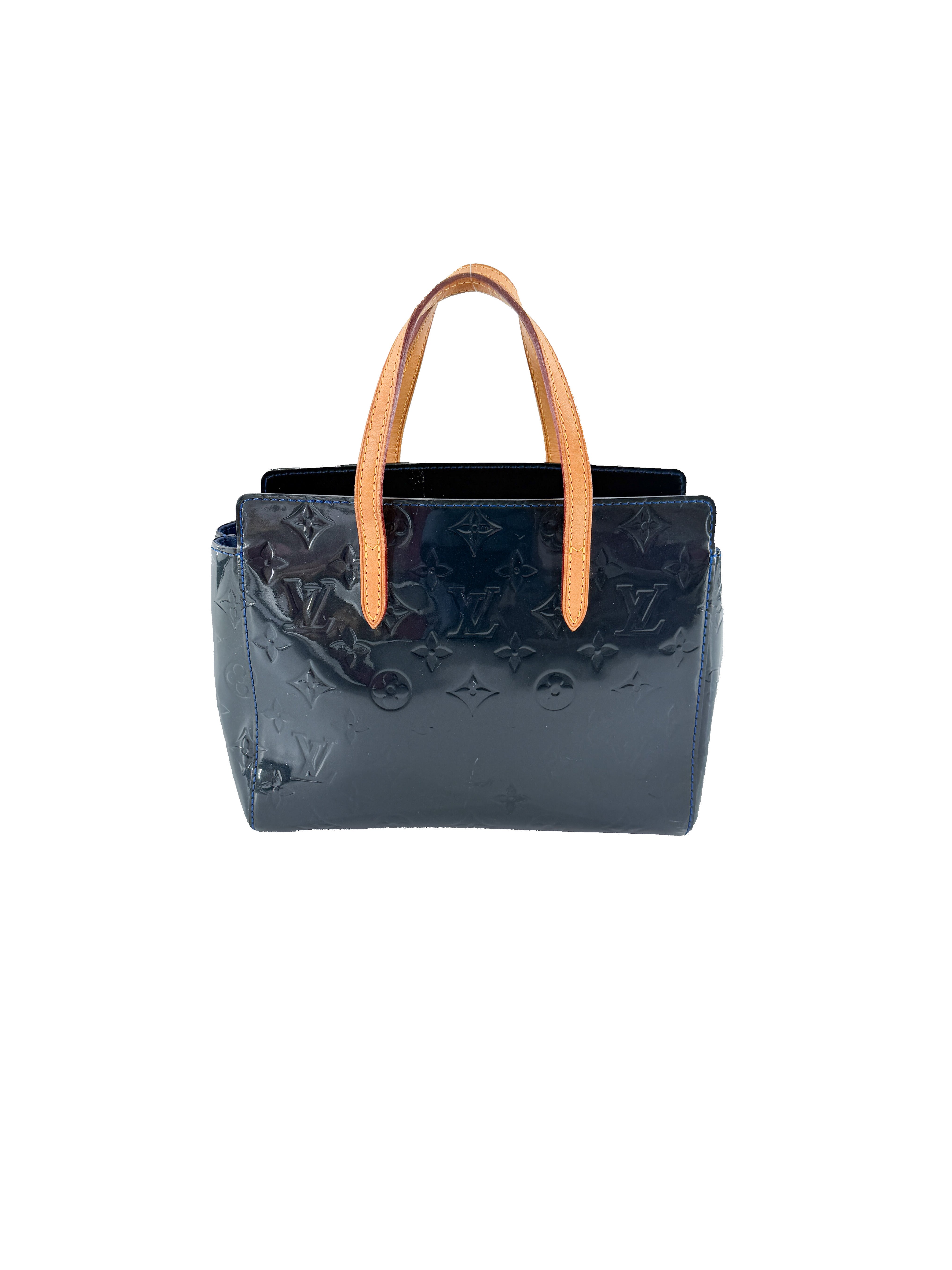 Louis Vuitton vernis Catalina BB navy tote SN1163