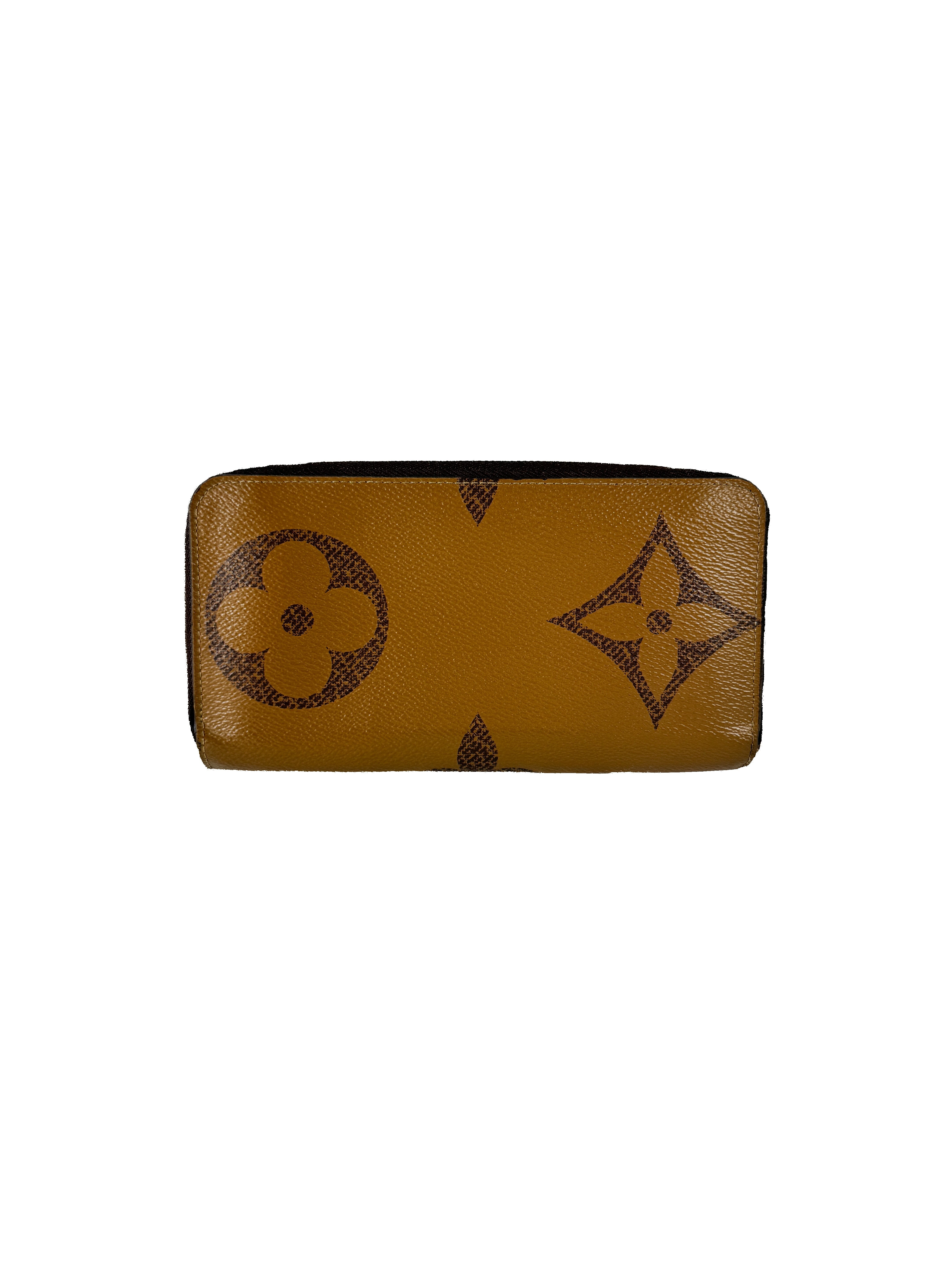 Louis Vuitton giant reverse monogram zippy wallet NFC