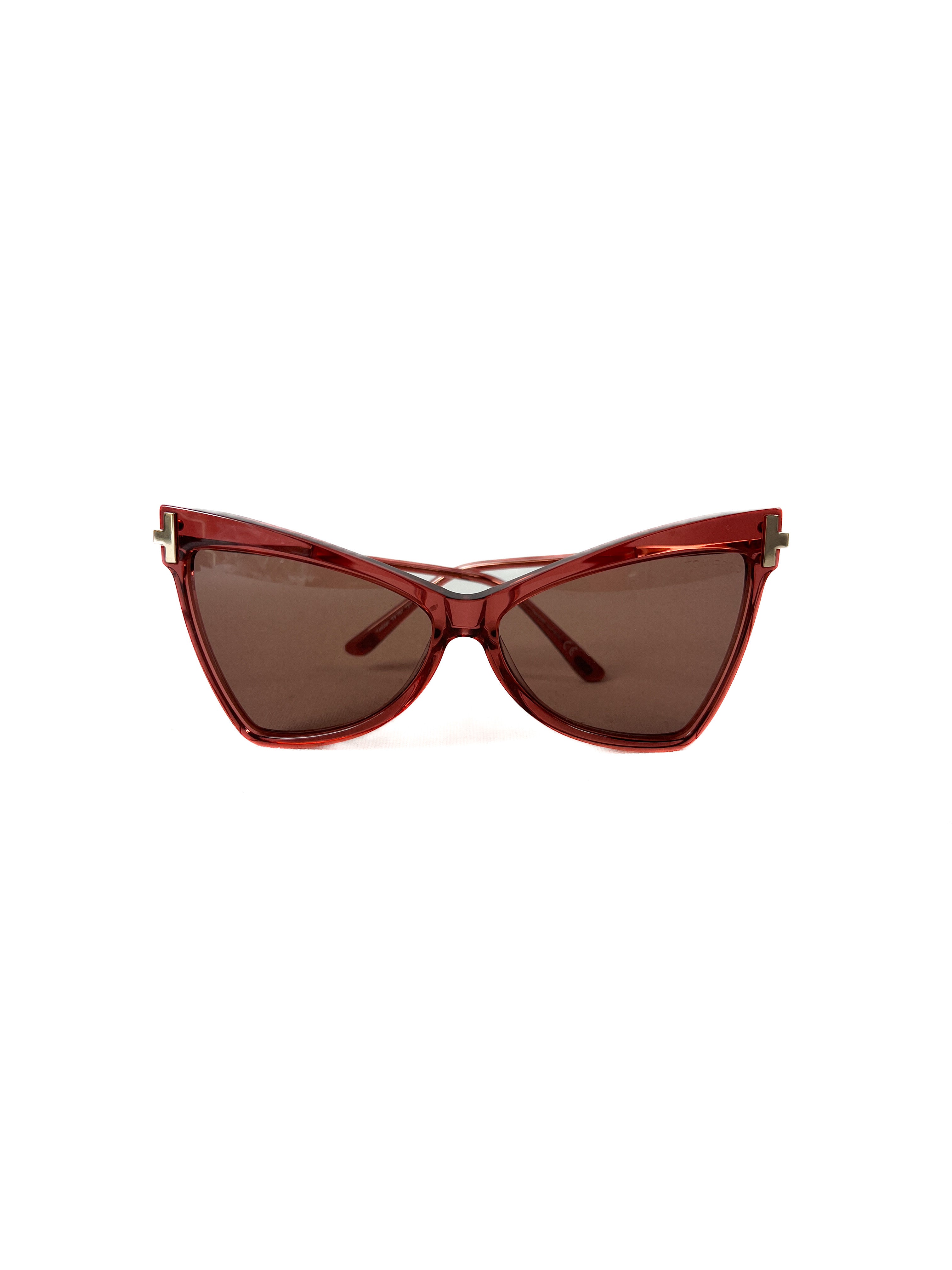 Tom Ford raspberry Tallulah sunglasses **BOX & CASE**