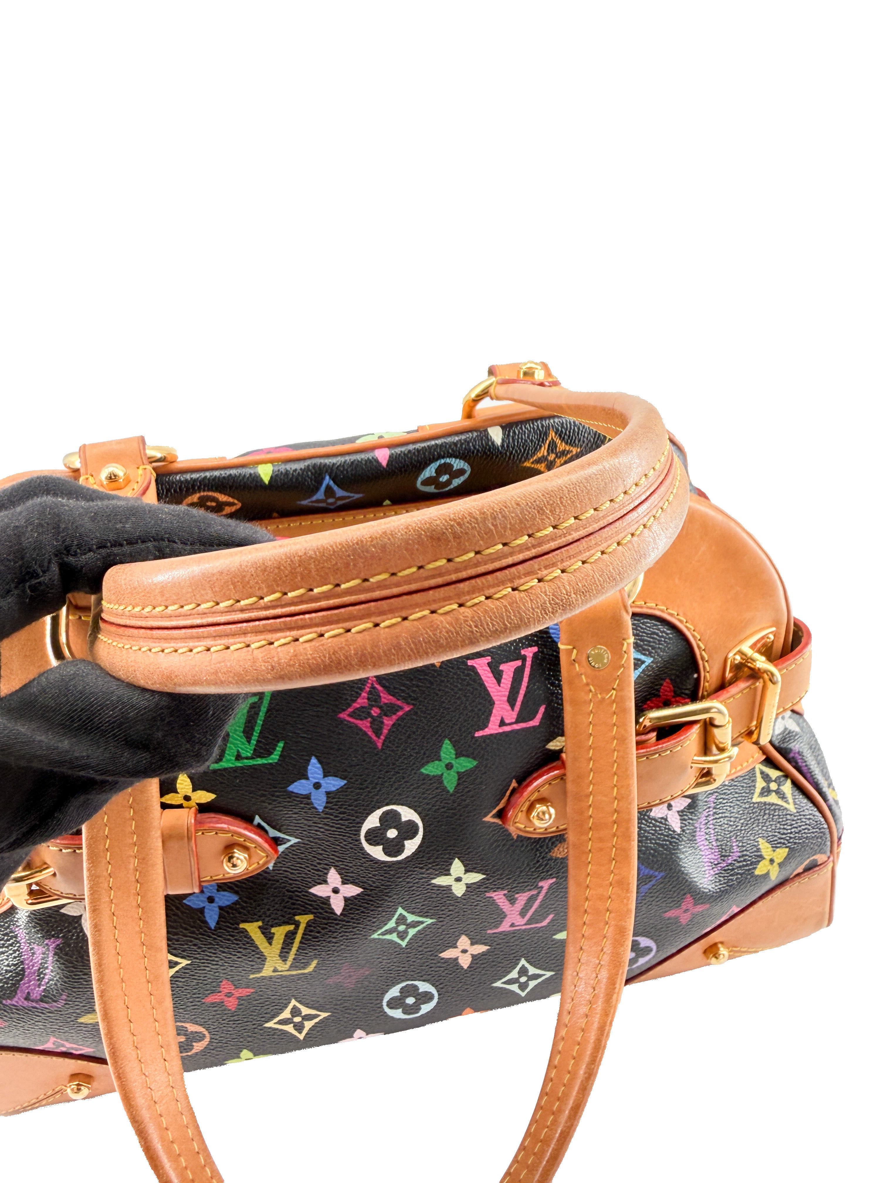 Louis Vuitton Claudia Monogram Multicolor Black CE0181 - My Girlfriend's Wardrobe LLC