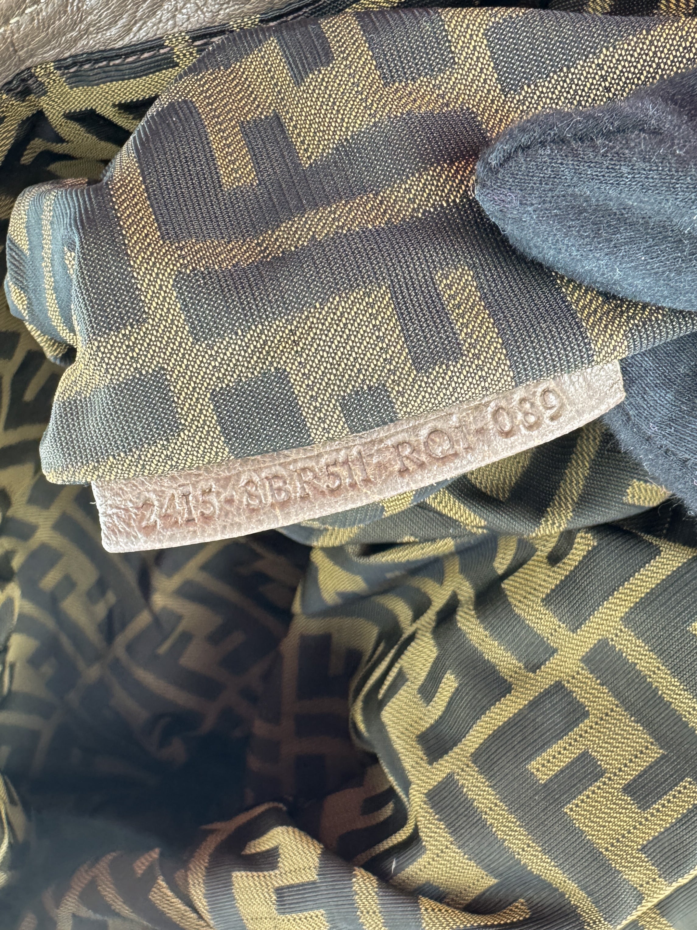 Fendi nappa leather Spy taupe 2415-8BR511-RQ1-089