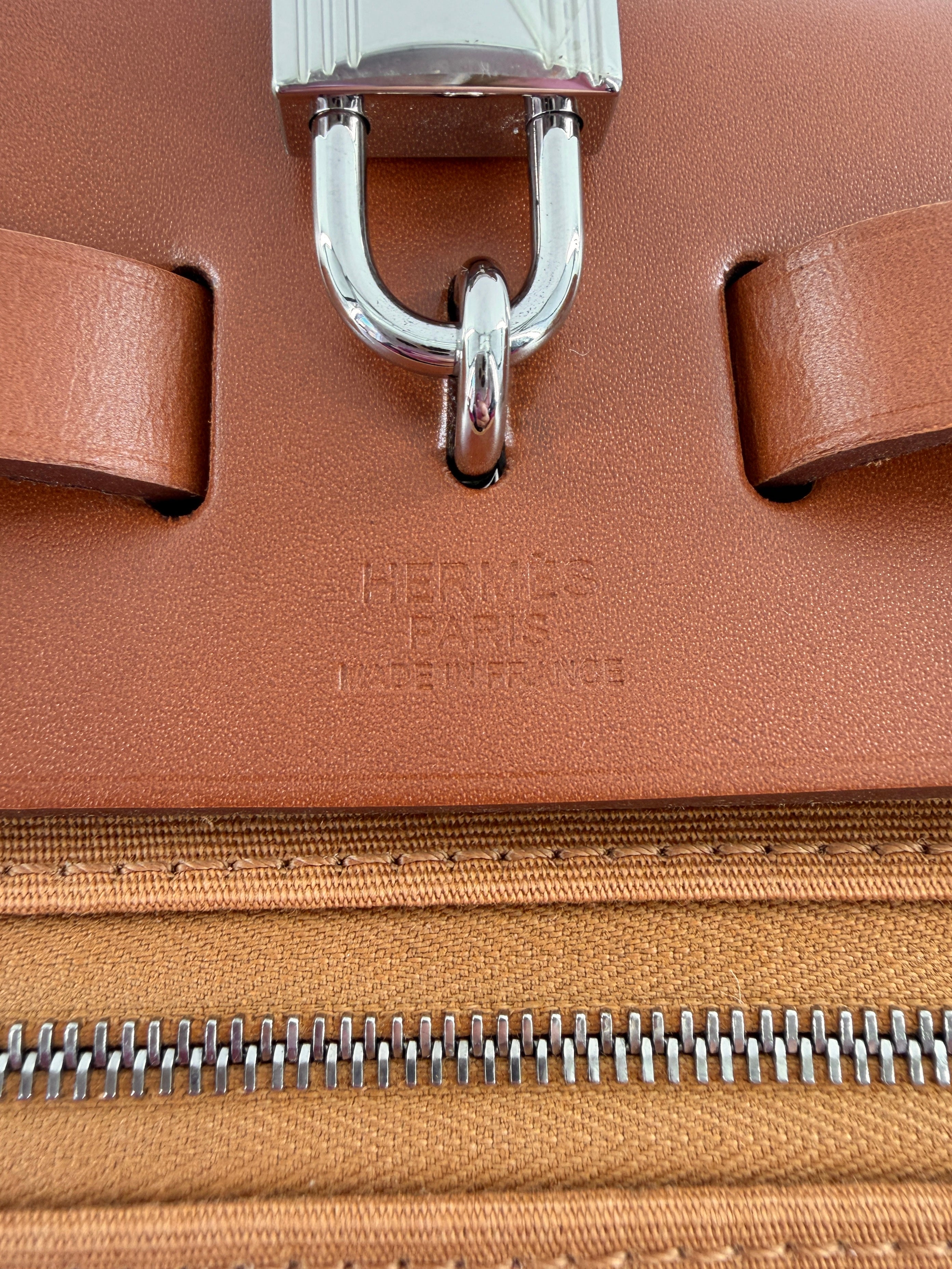 Hermès pink Herbag Zip Y MN 009 KD Magnolia