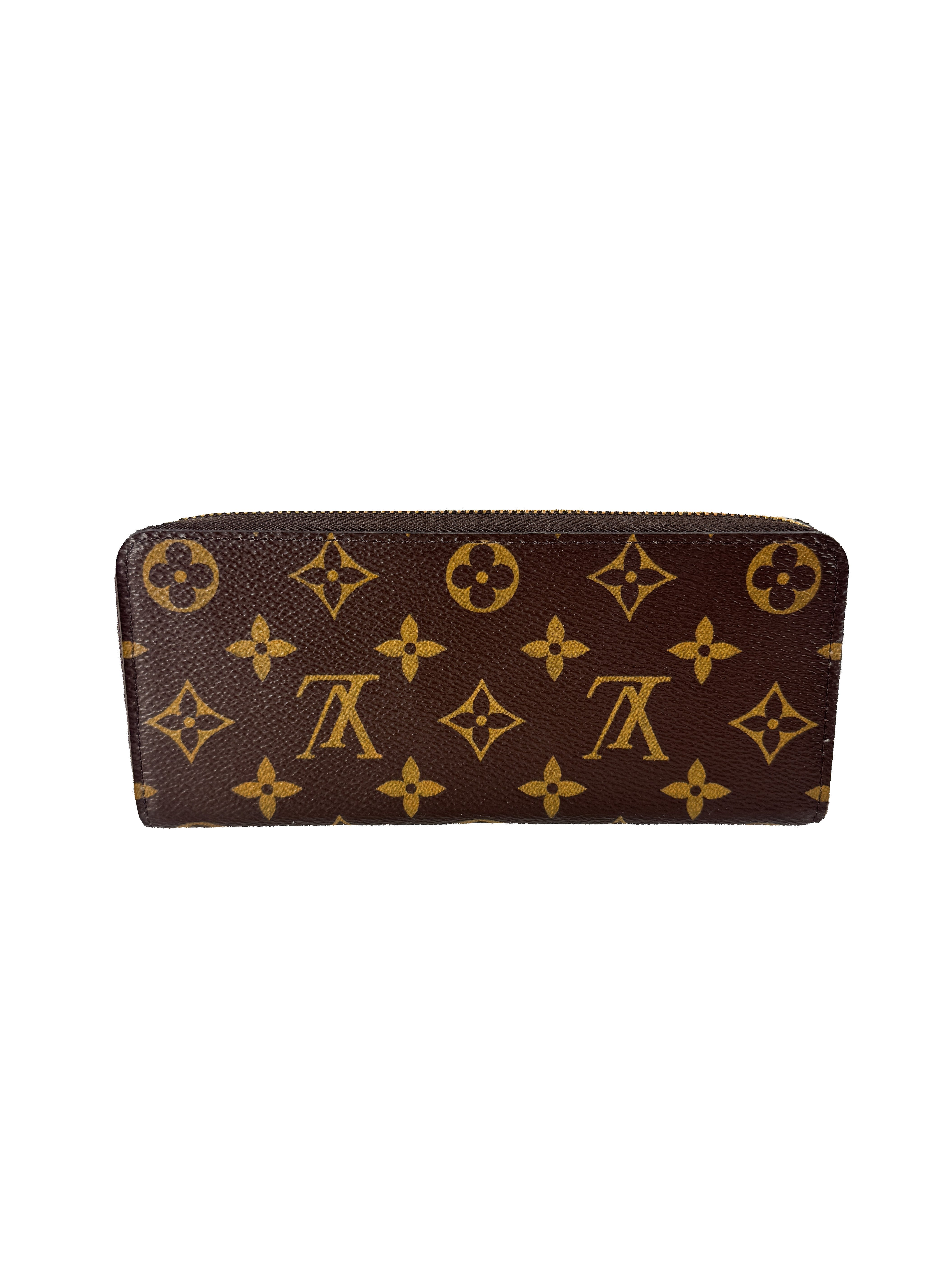 Louis Vuitton monogram fuschia Clemence wallet (NFC)