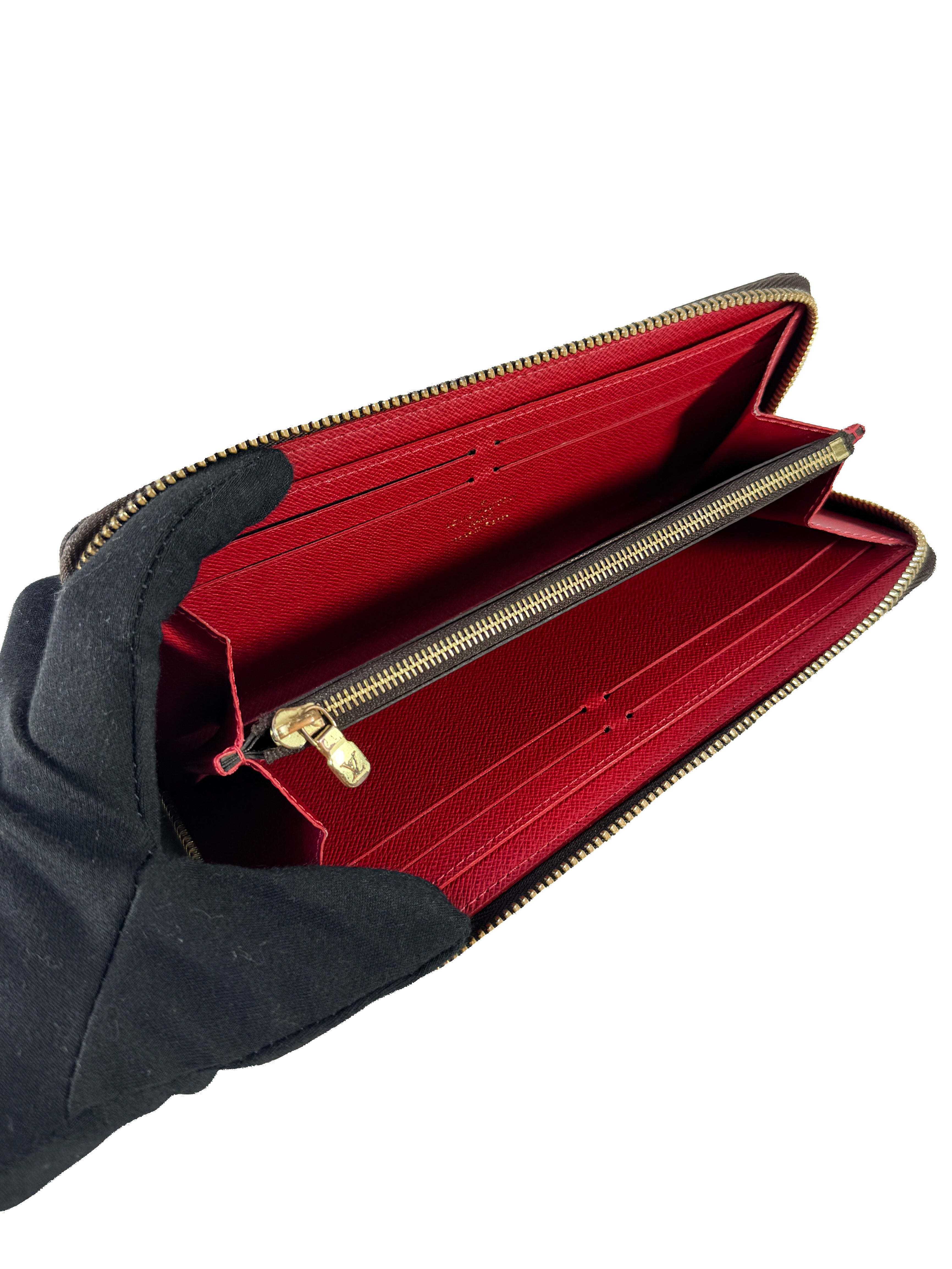 Louis Vuitton damier ebene Clemence wallet SF0281