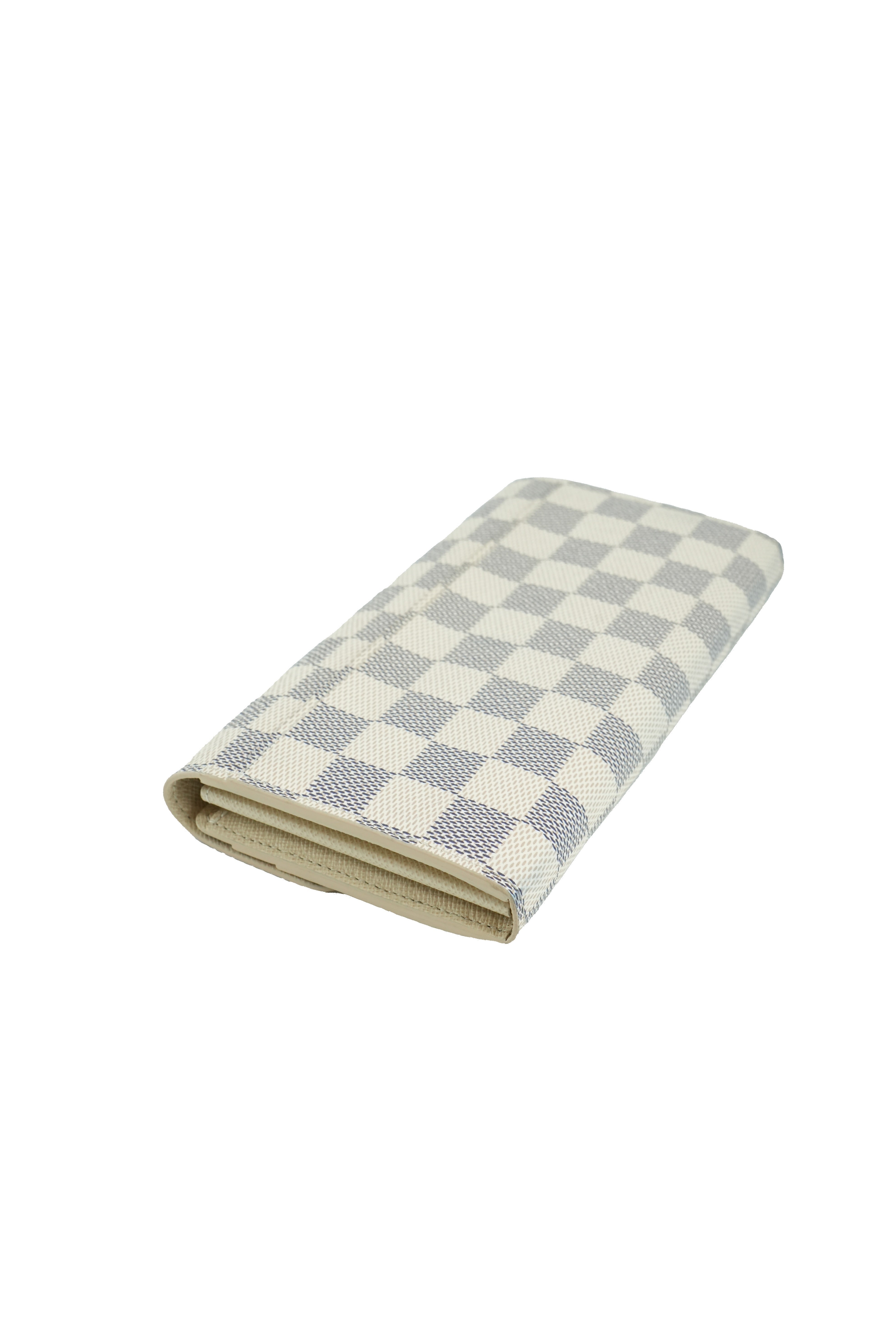 Louis Vuitton damier azur Sarah wallet NFC