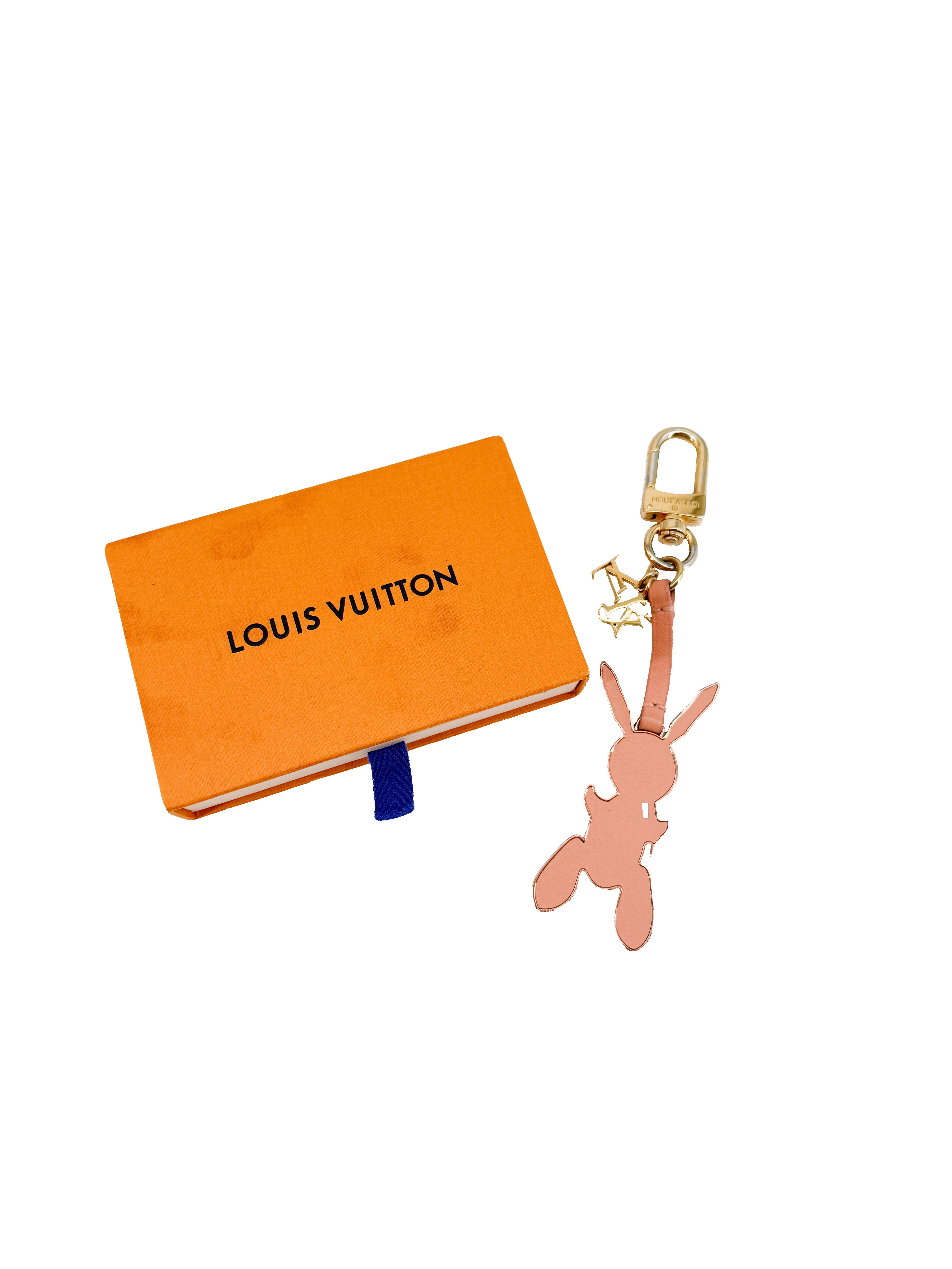 Louis Vuitton Jeff Koons rabbit bag charm LE0147