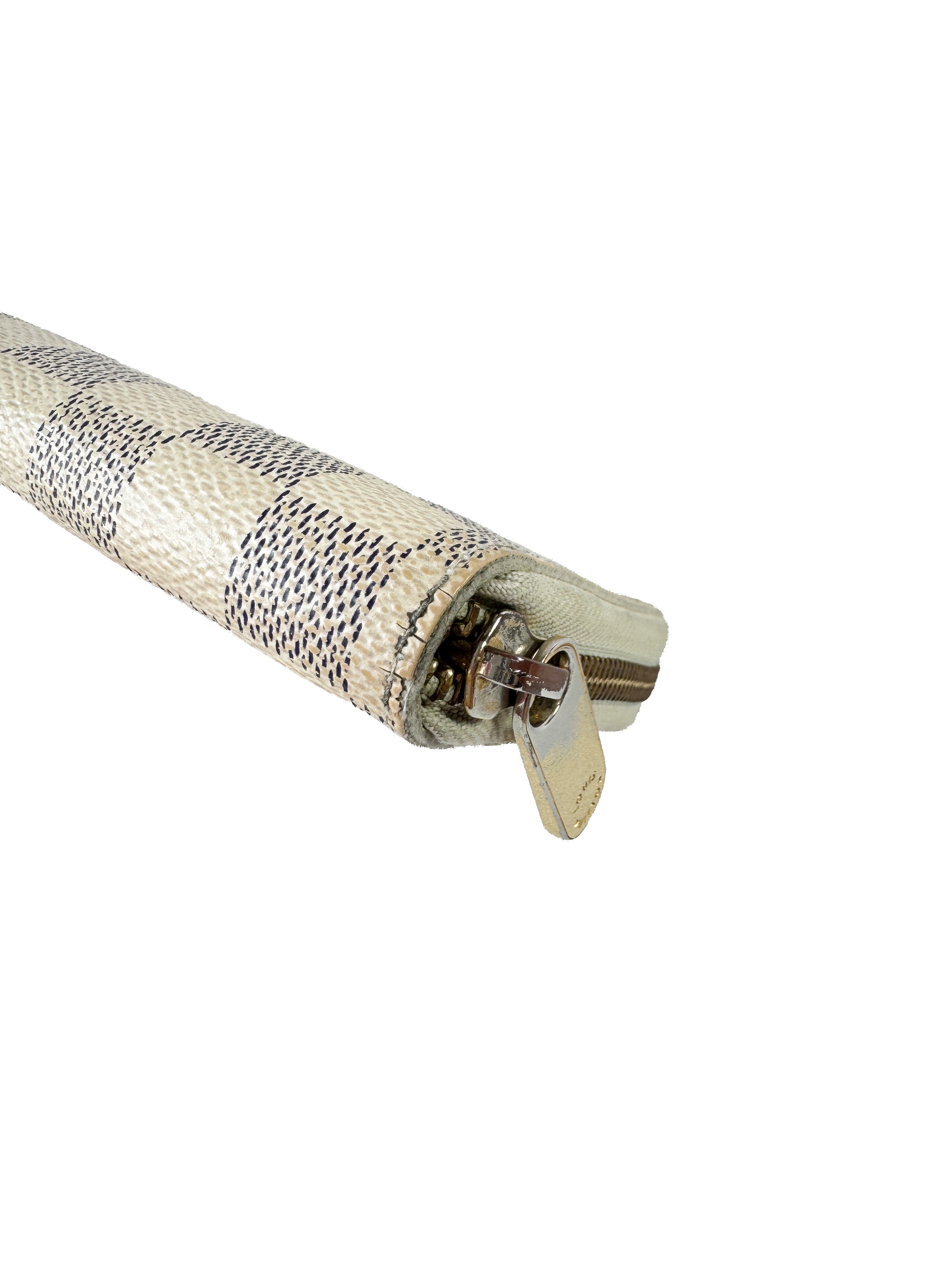 Louis Vuitton damier azur zippy wallet VI4047