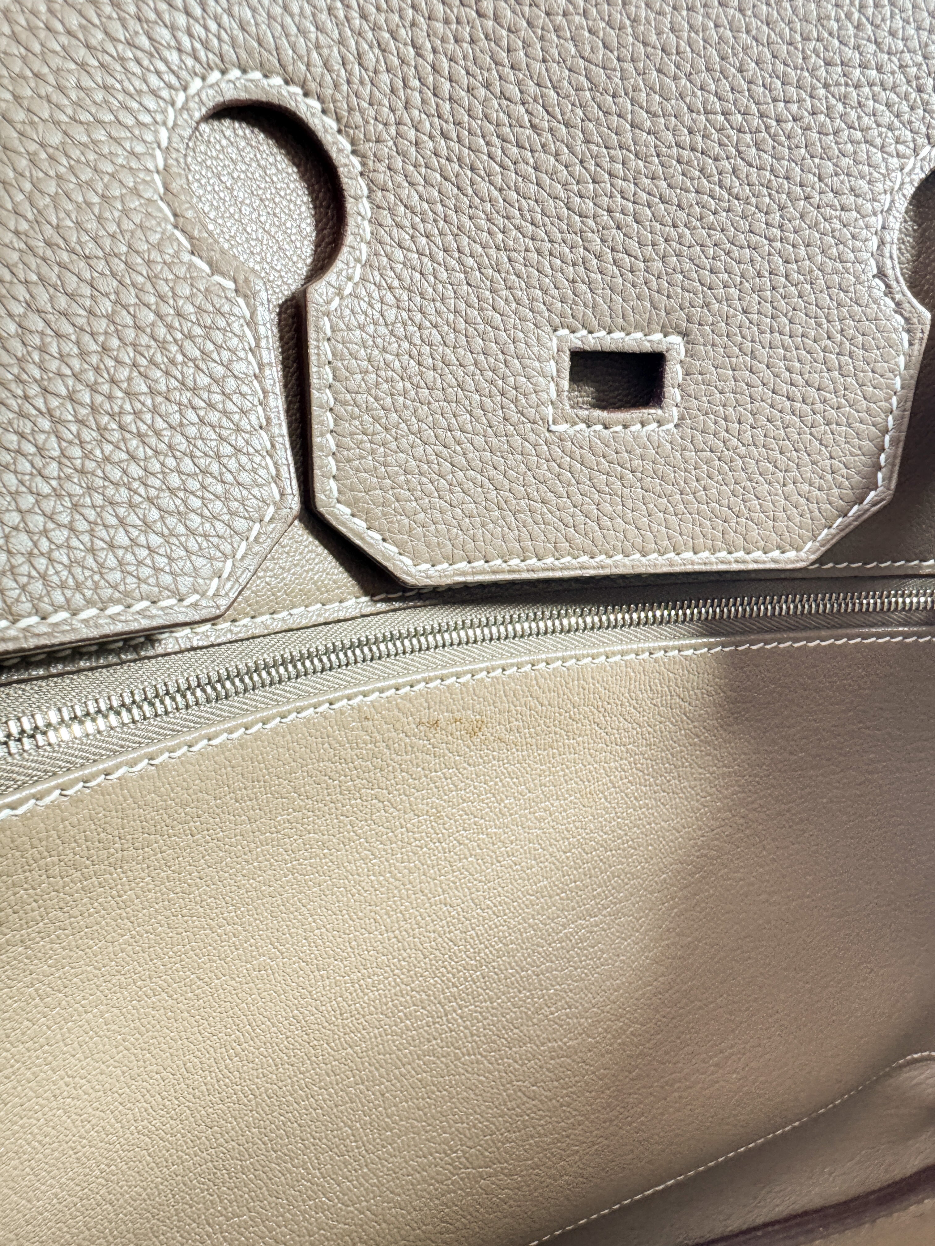 Hermès togo Birkin 35 Etoupe