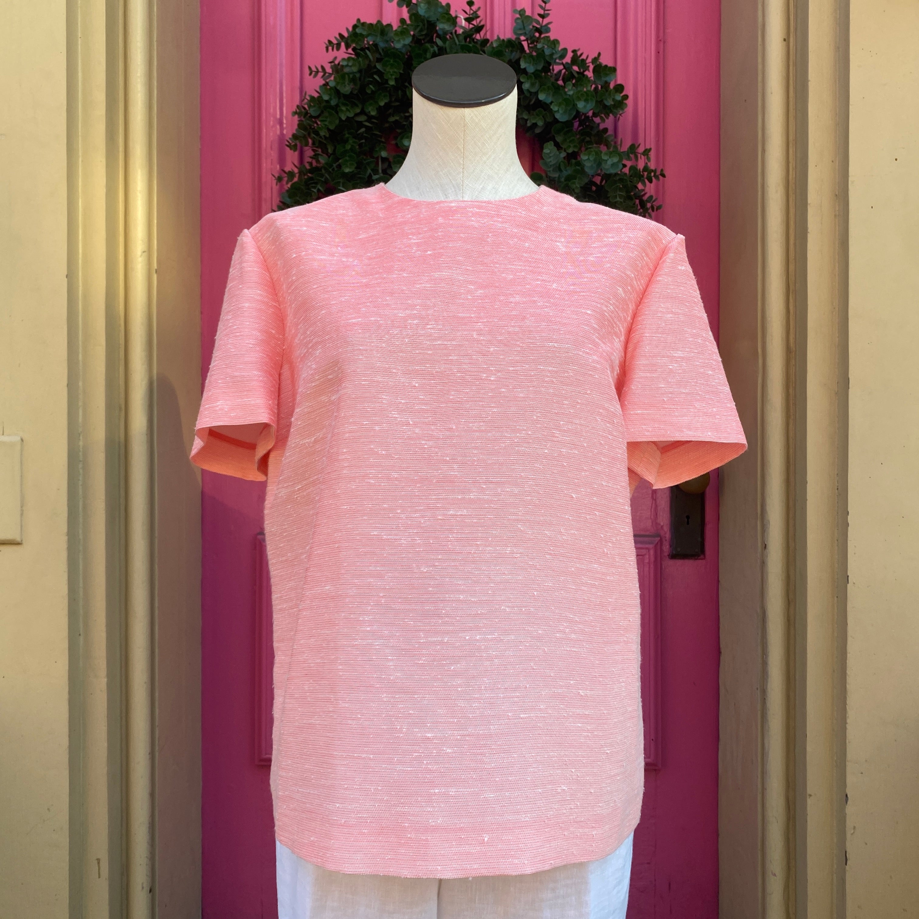 Stella McCartney pink SS top size 12/14 NWT