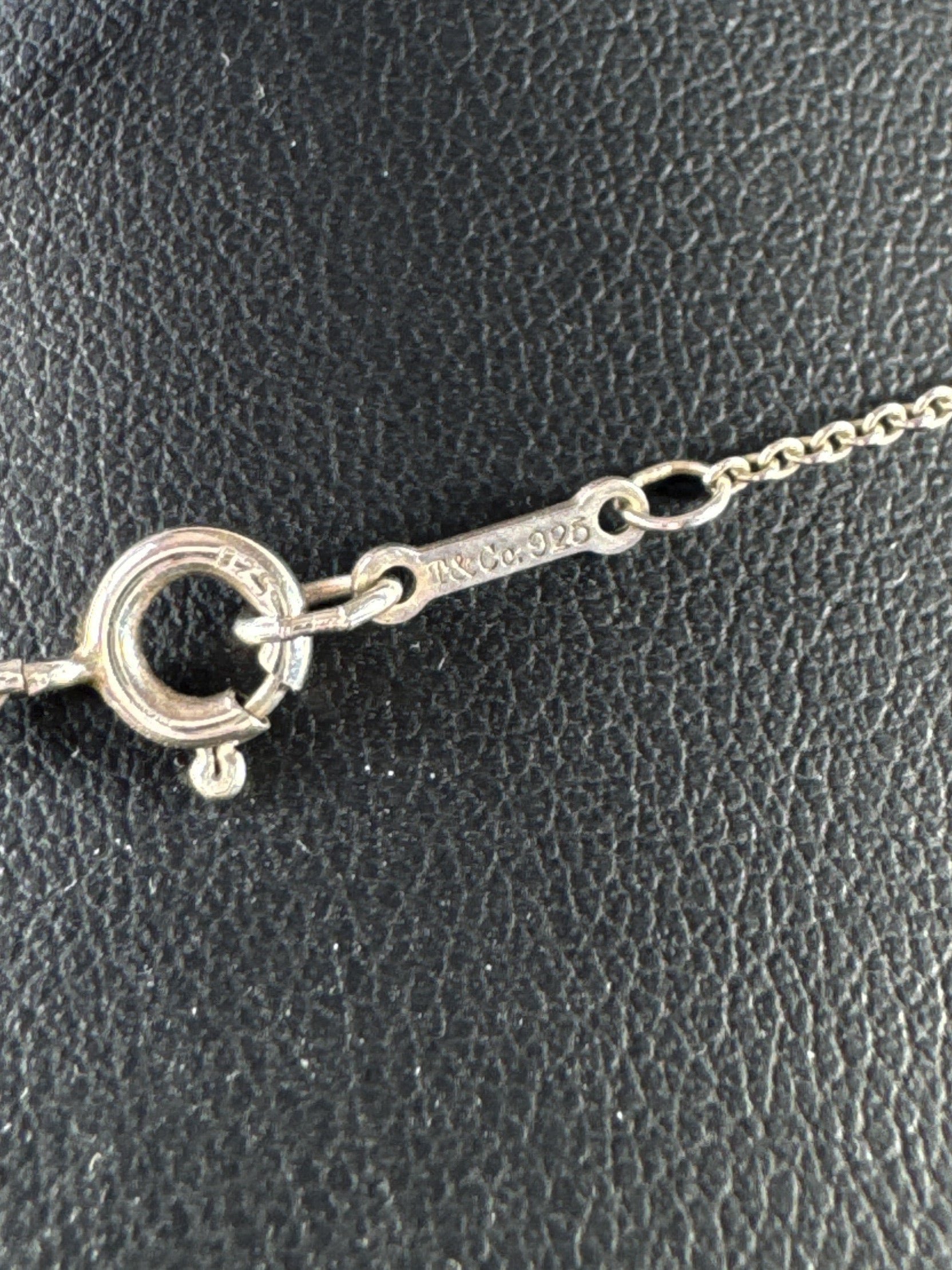 Tiffany & Co Paloma Picasso sterling silver small crown of hearts necklace