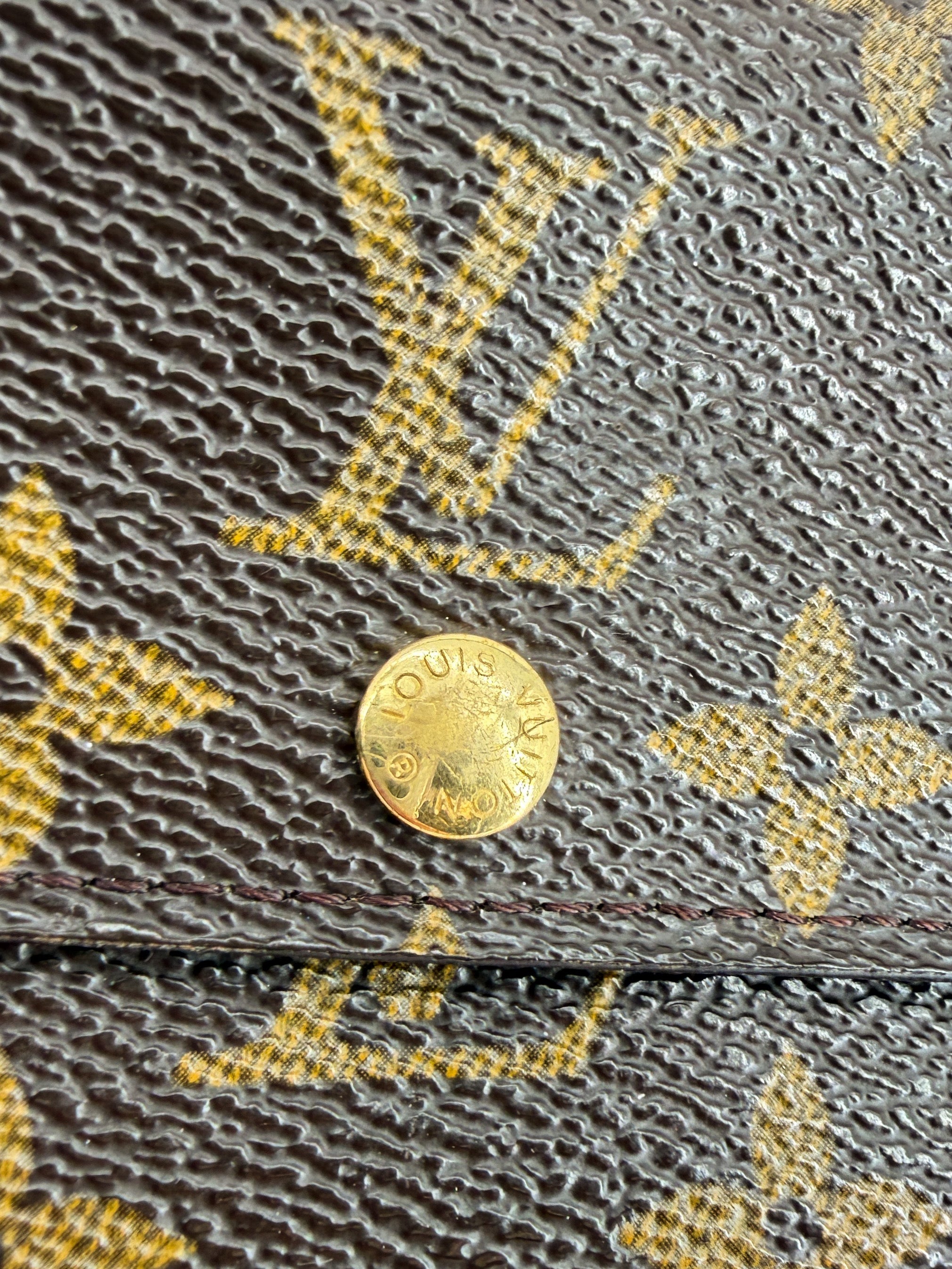 Louis Vuitton monogram Porte Monnaie Tressor wallet CA0013