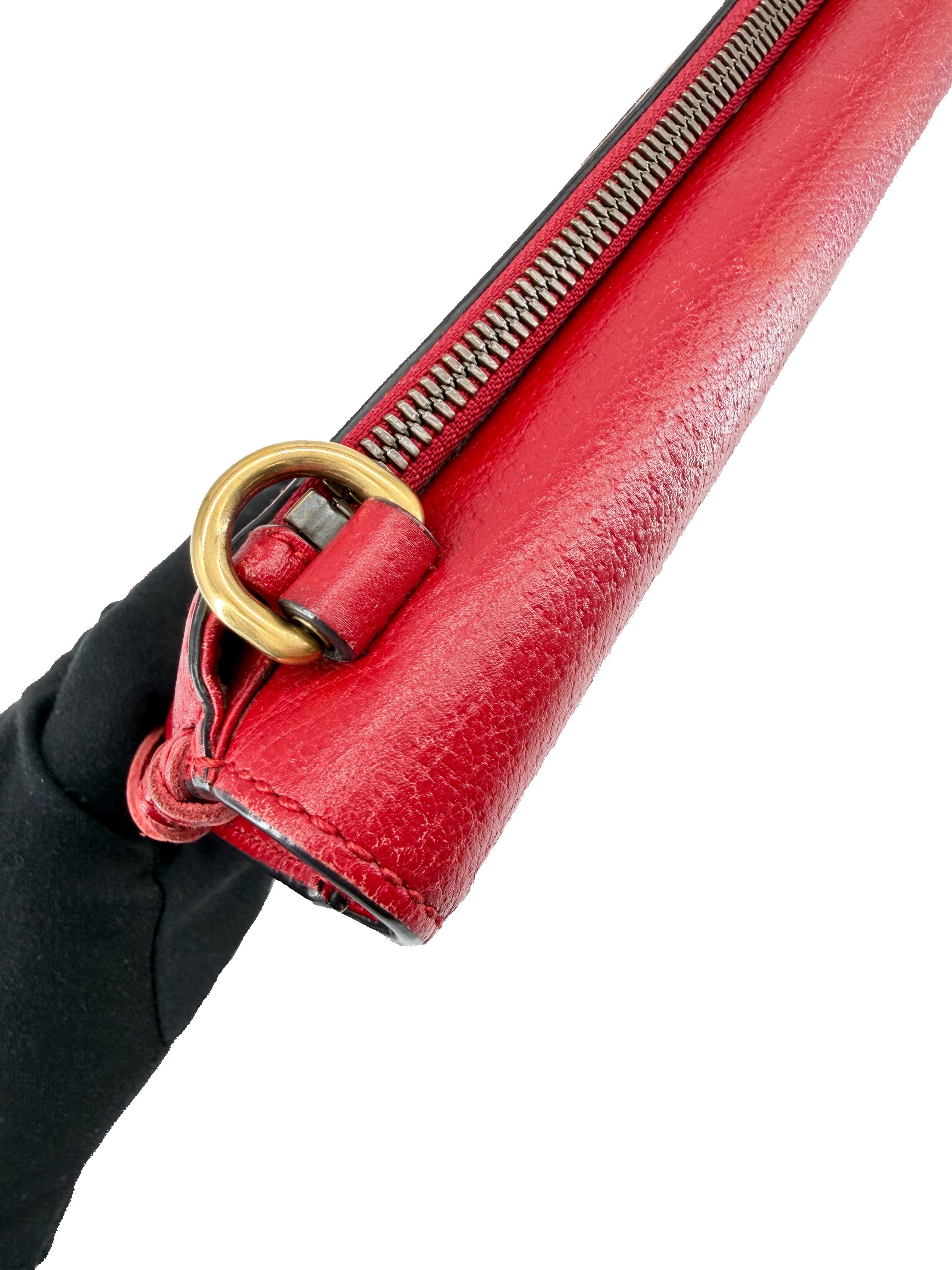 Gucci red Animalier shoulder bag 431283 493075