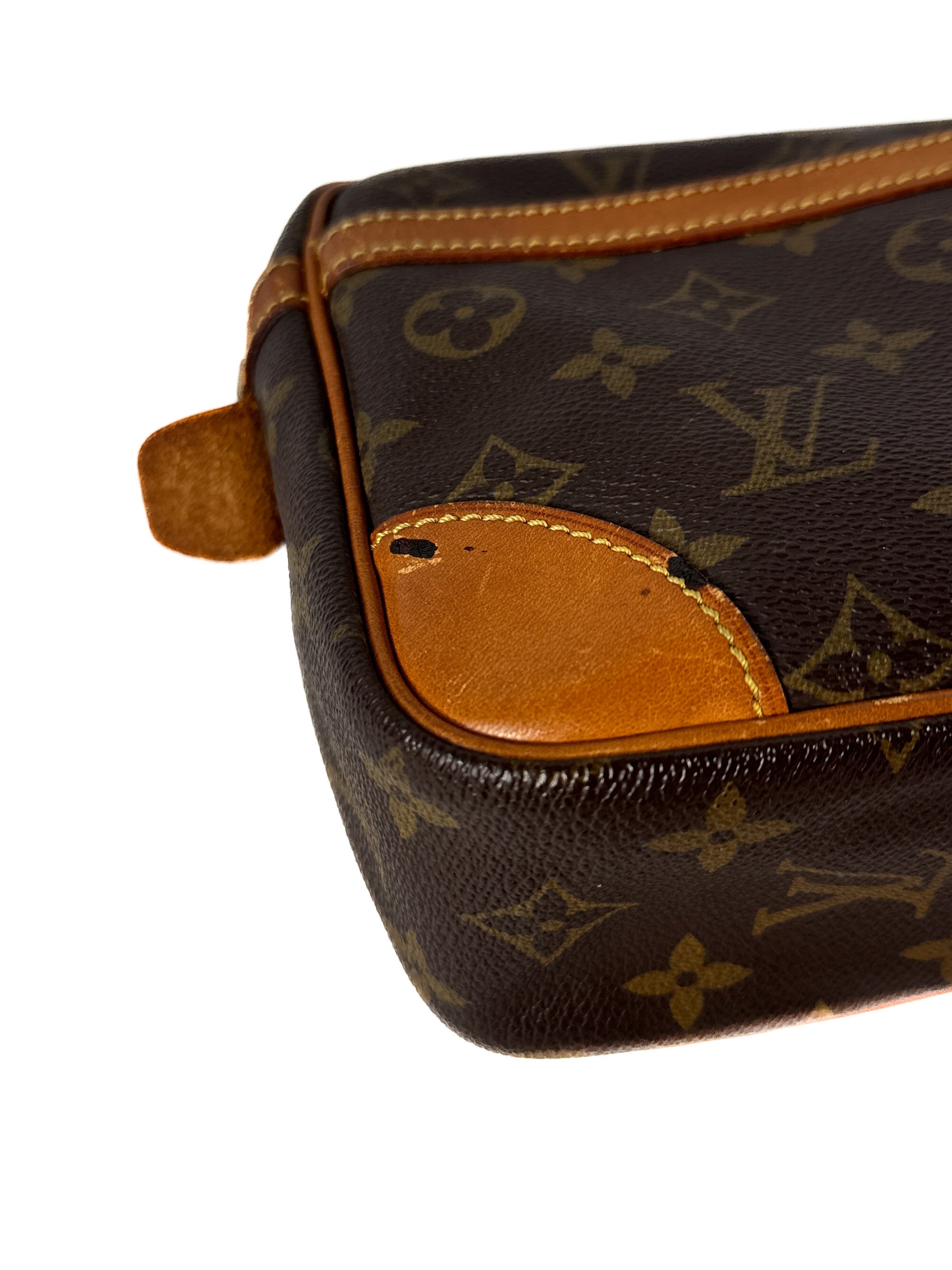 Louis Vuitton monogram vintage compiegne 28 clutch *pre 80s, pre date code*