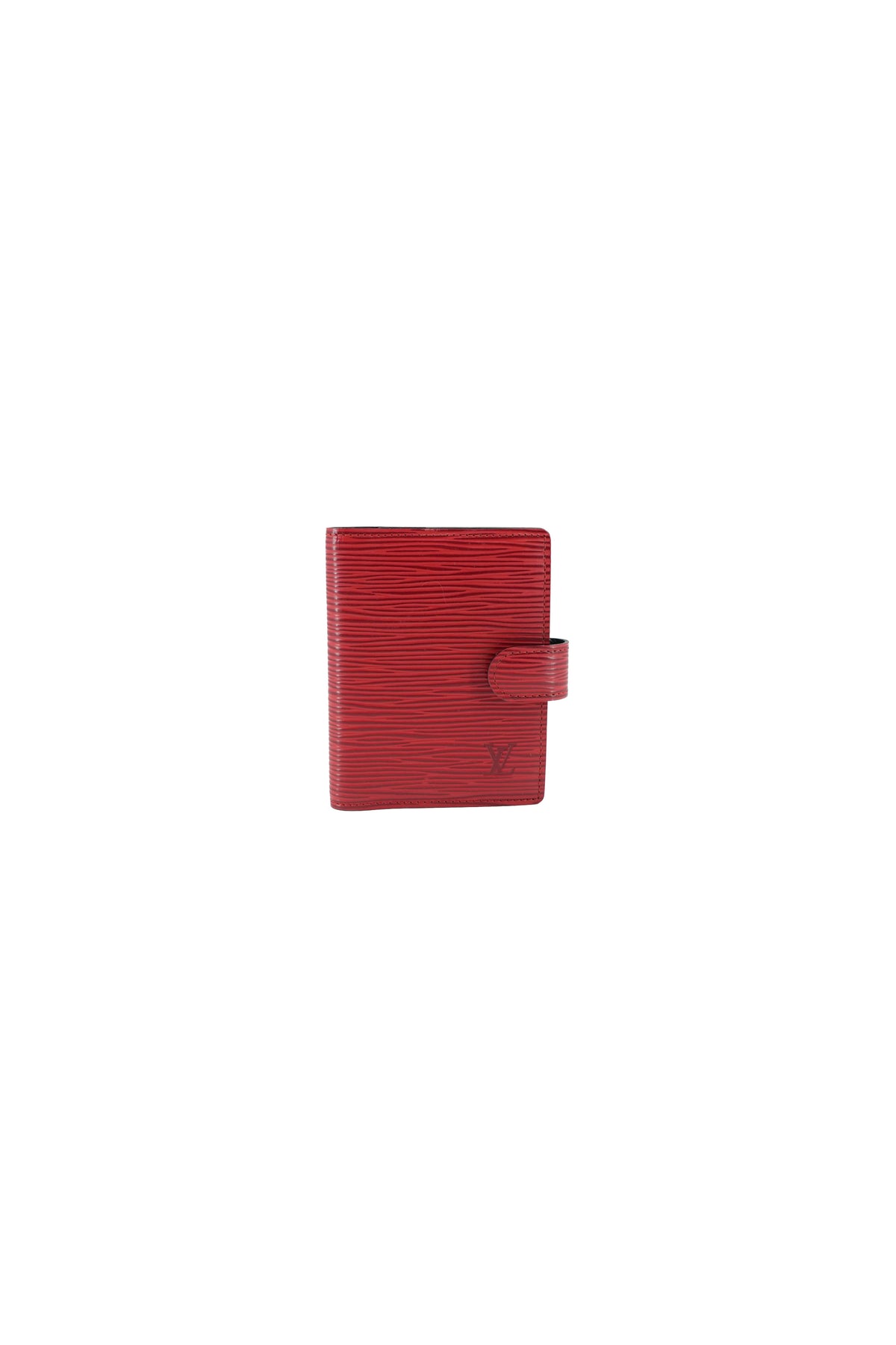 Louis Vuitton red epi leather card wallet TH0976