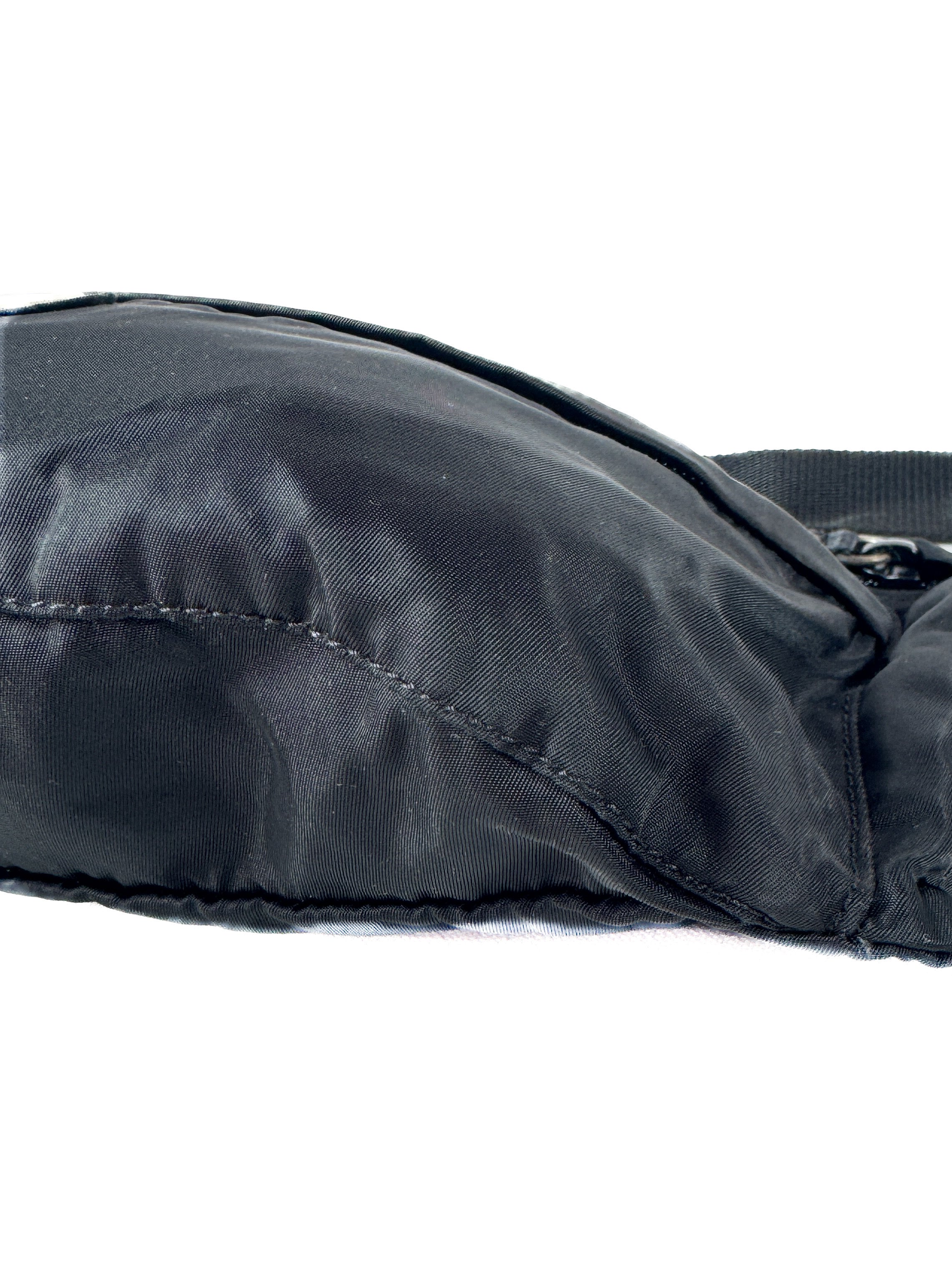 Prada Tessuto black nylon belt bag