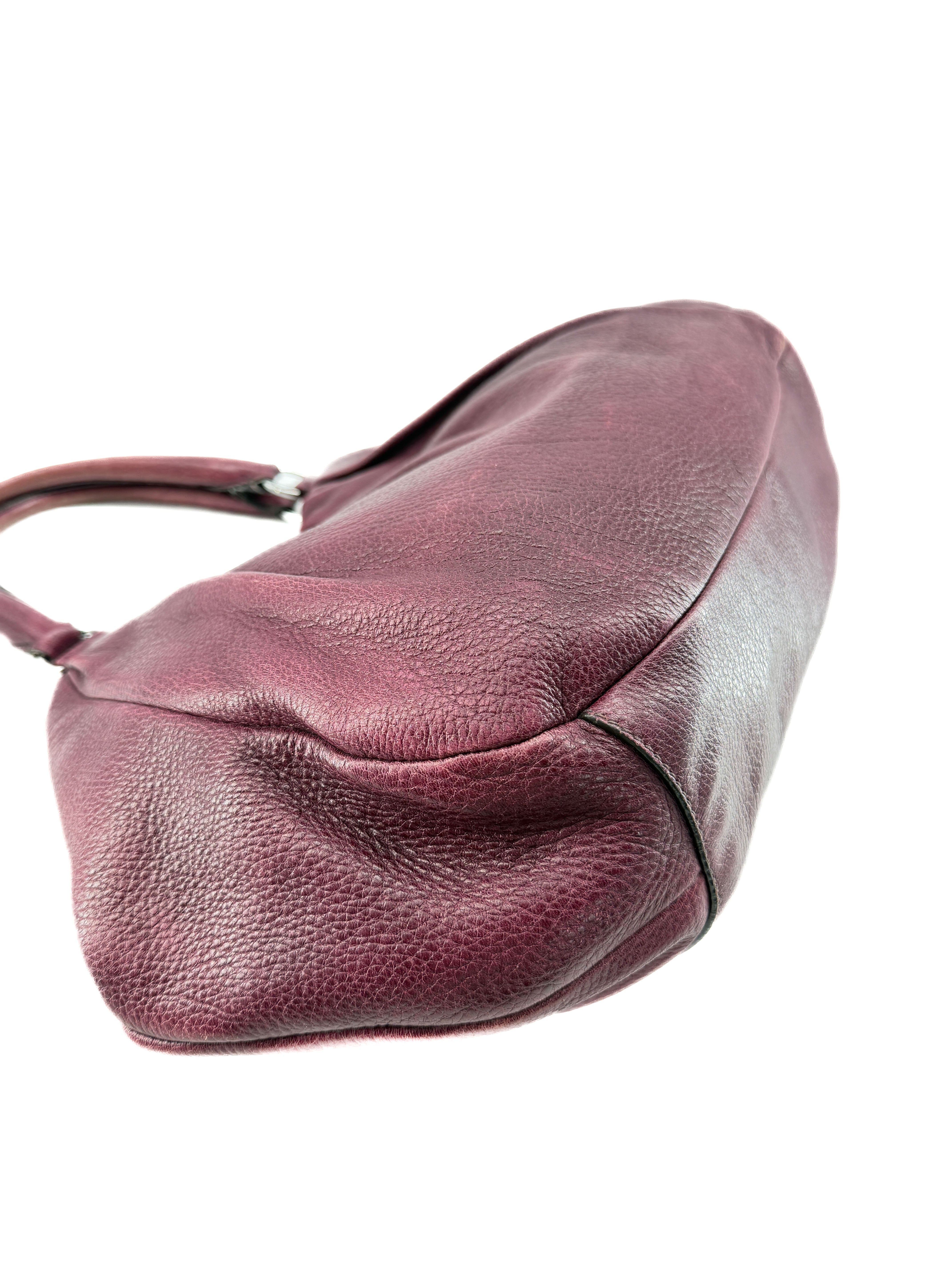 Prada purple Vitello Diano satchel *as is*