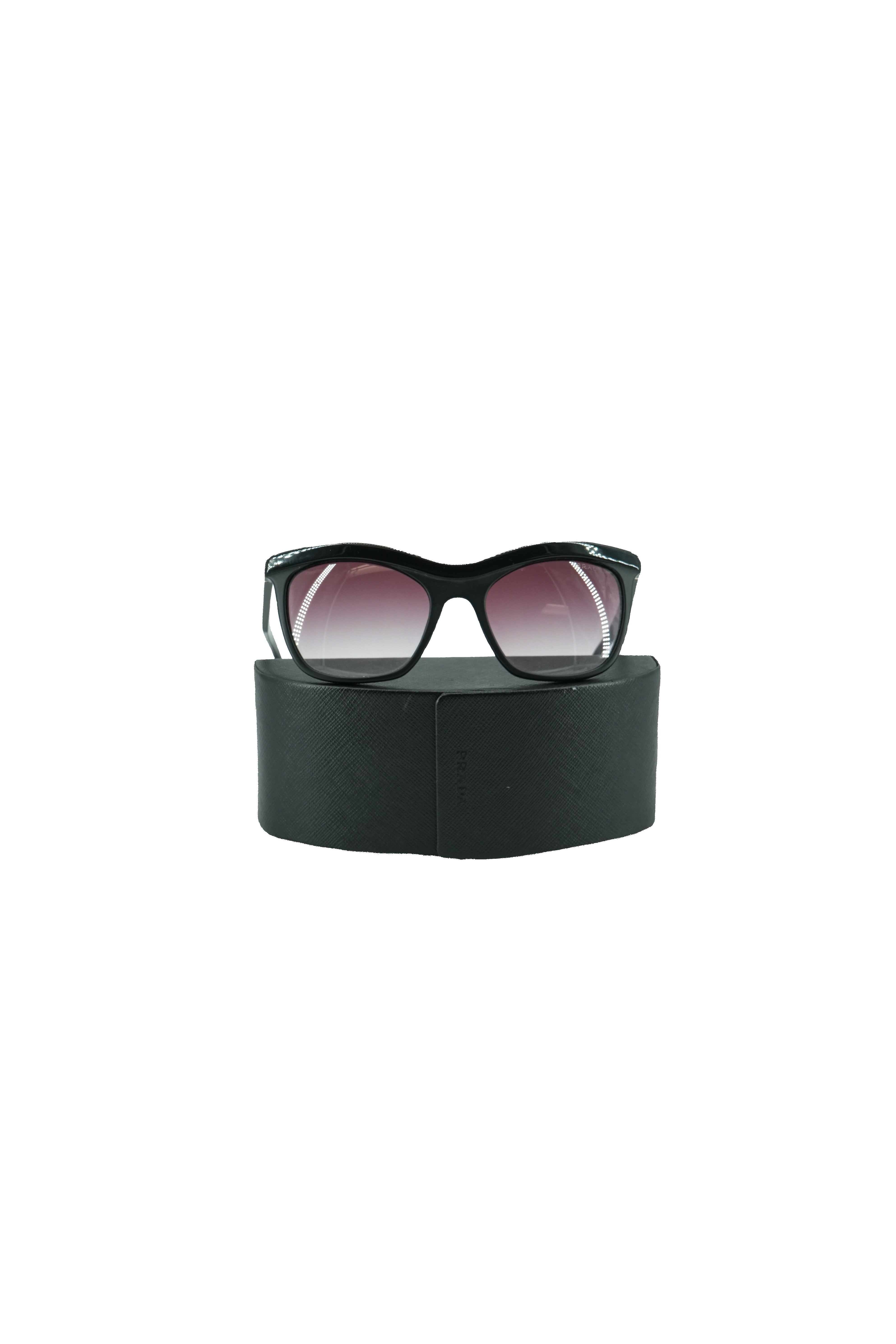 Prada black sunglasses SPR19P *case*