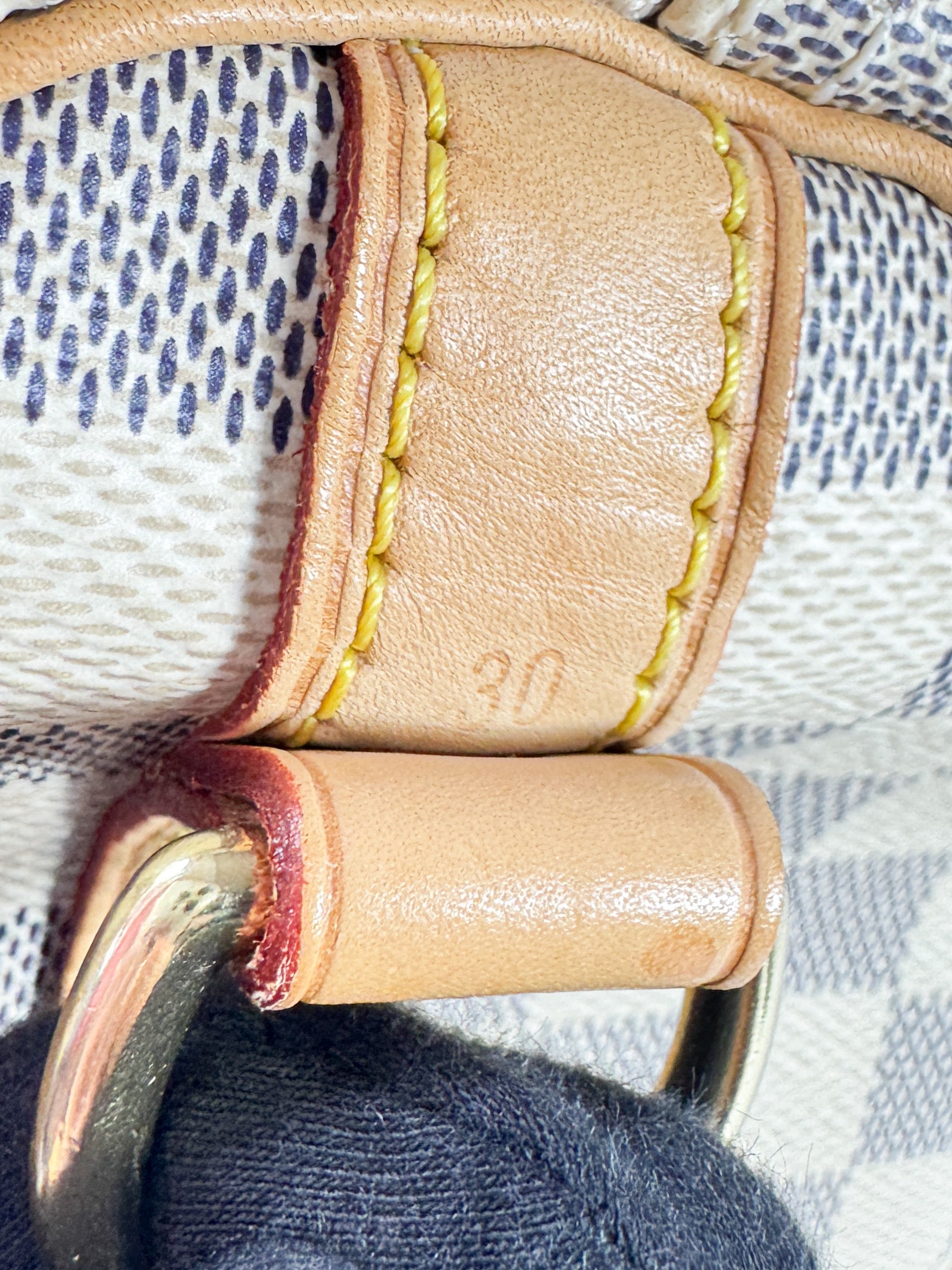 Louis Vuitton damier azur Speedy 30 bandouliere SD4147