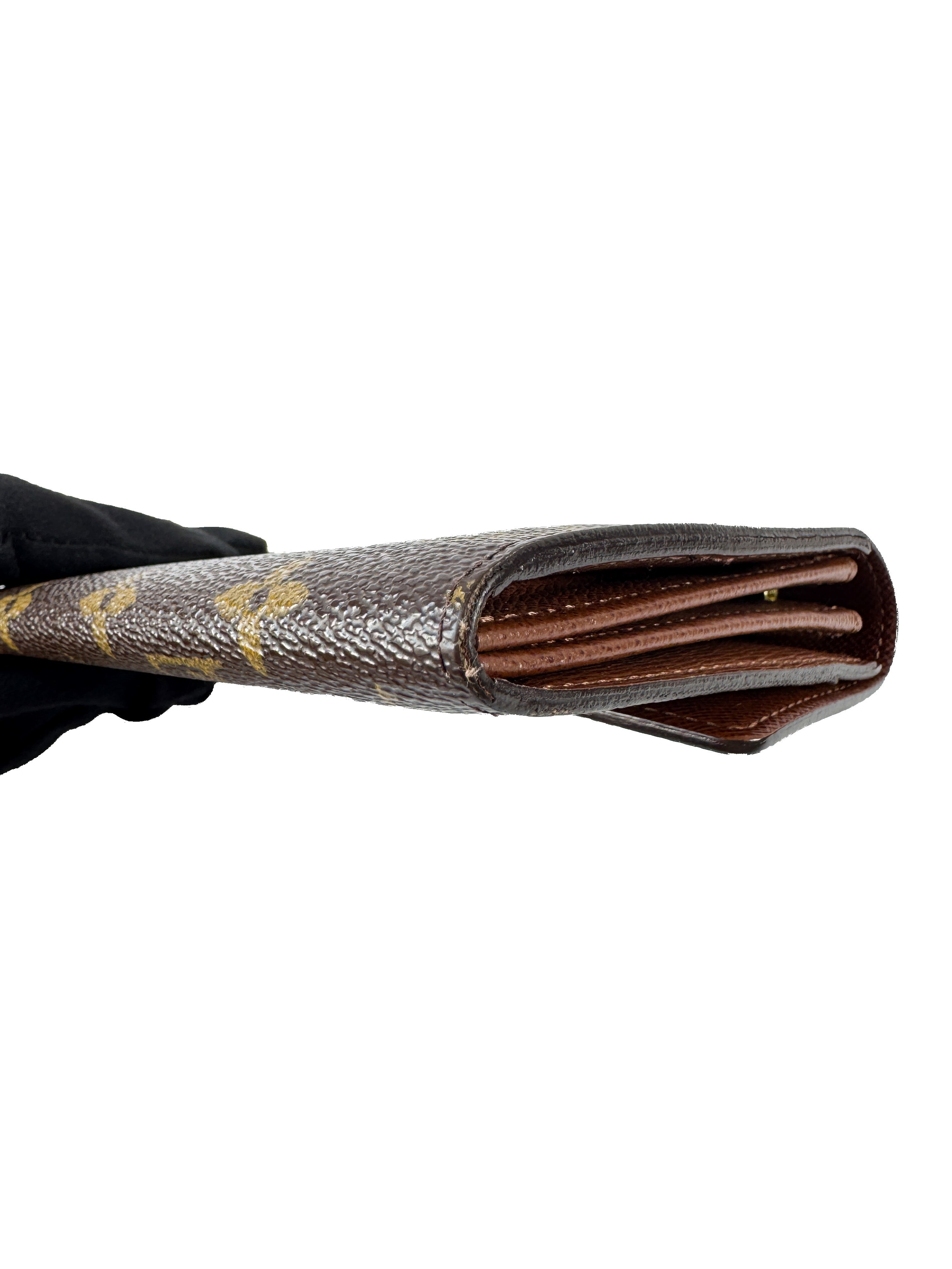 Louis Vuitton monogram Sarah wallet MI1025