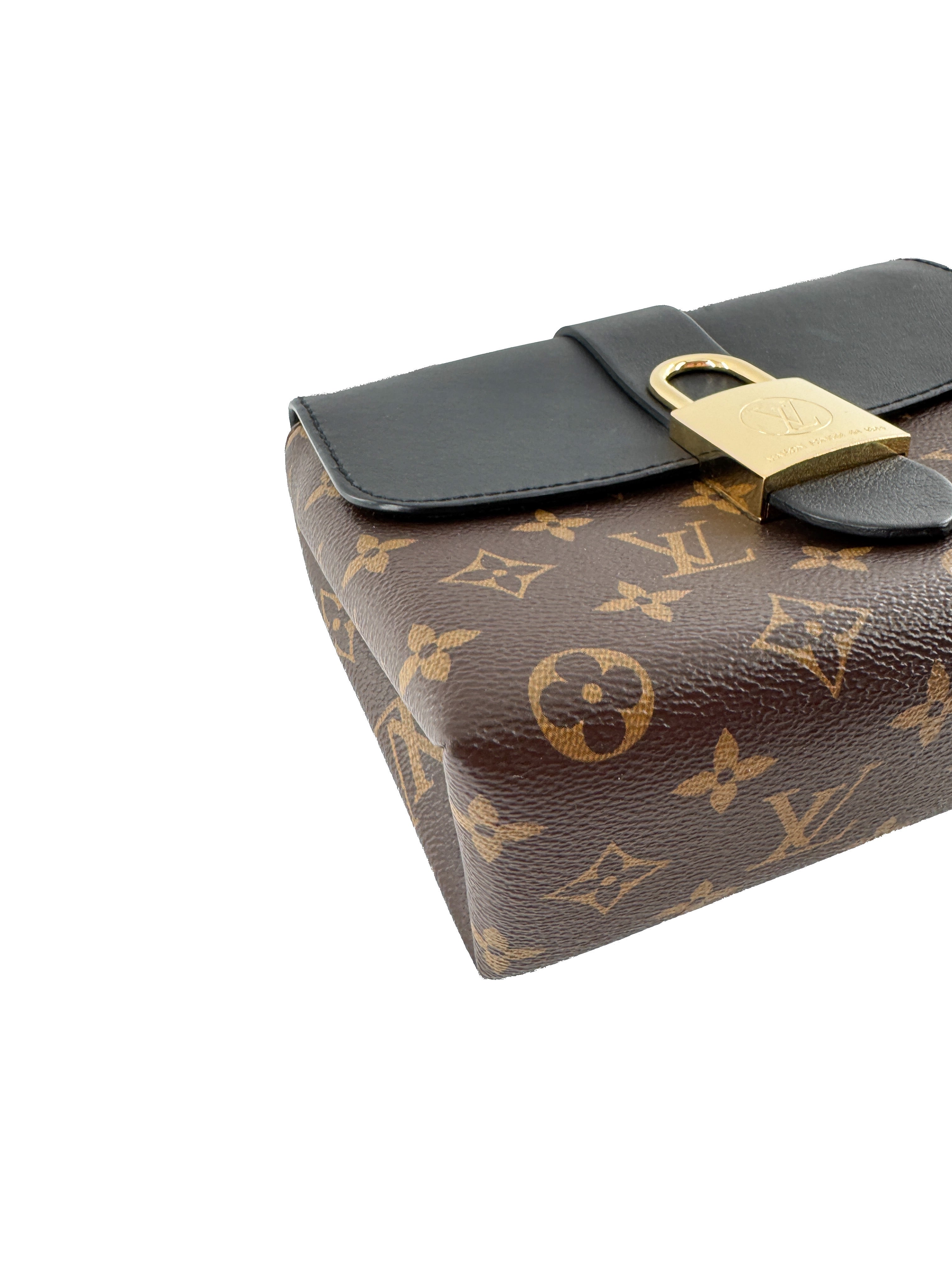 Louis Vuitton monogram locky BB black AA3109