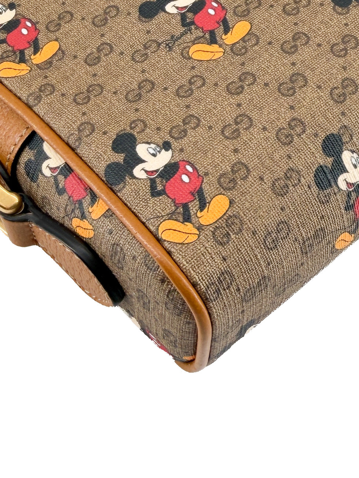 Gucci brown micro GG Mickey crossbody 602536 584046