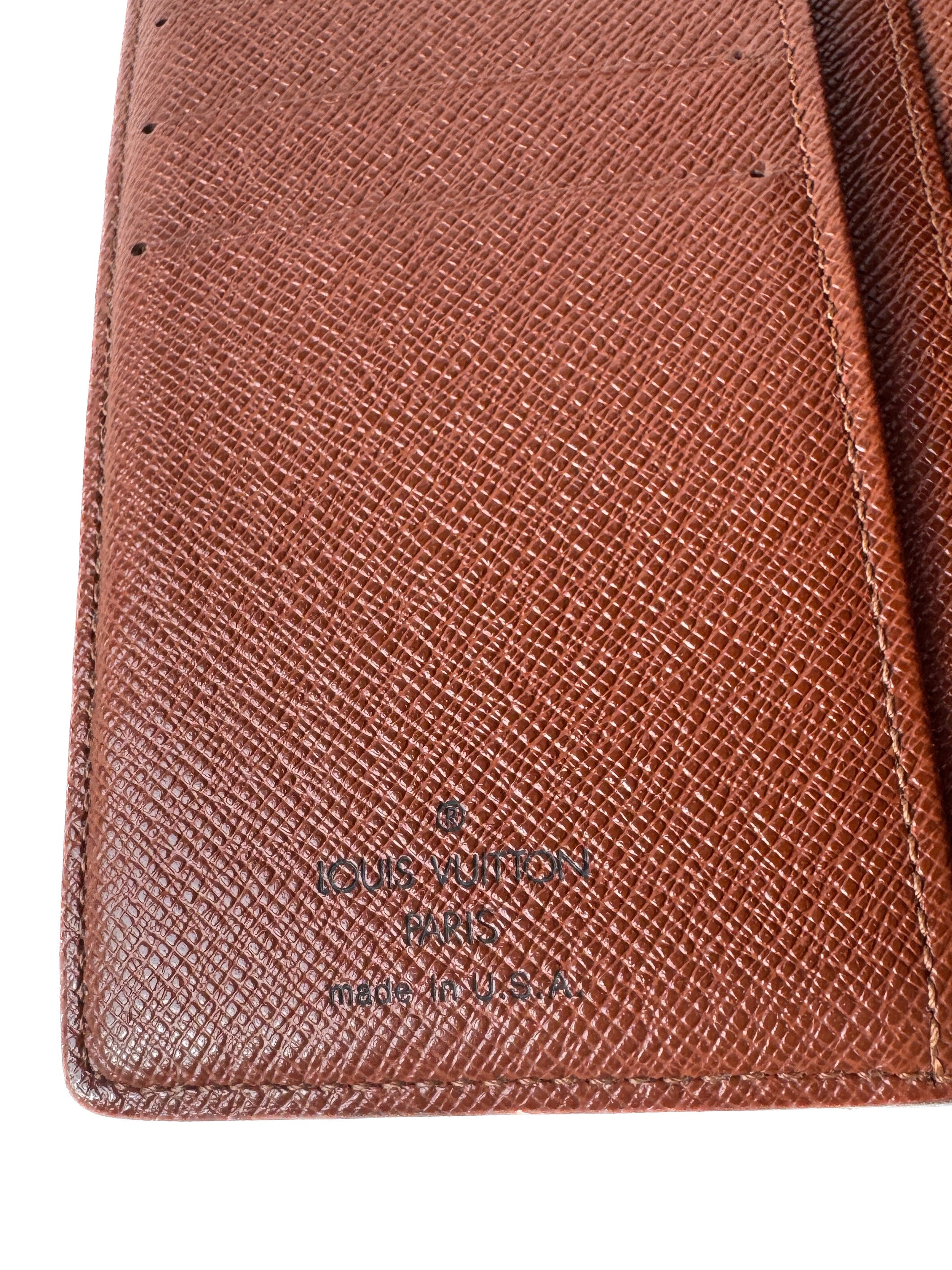 Louis Vuitton monogram porte monnaie wallet SD1020
