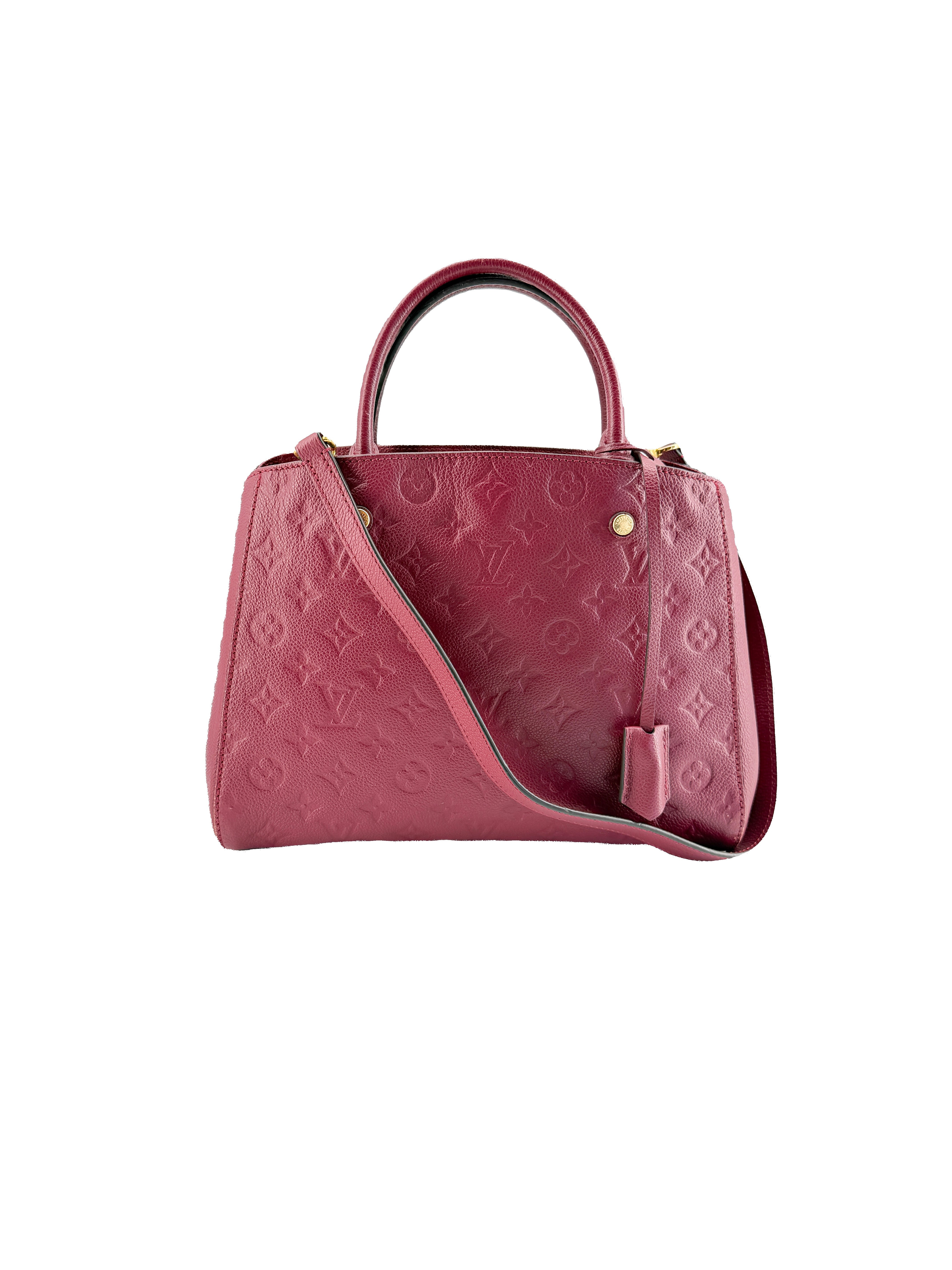 Louis Vuitton berry monogram empreinte Montaigne SP2138