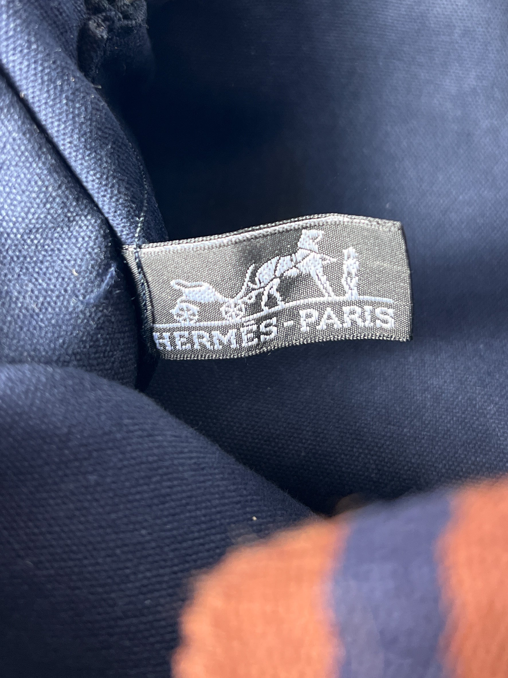Hermès navy Fourre Tote PM