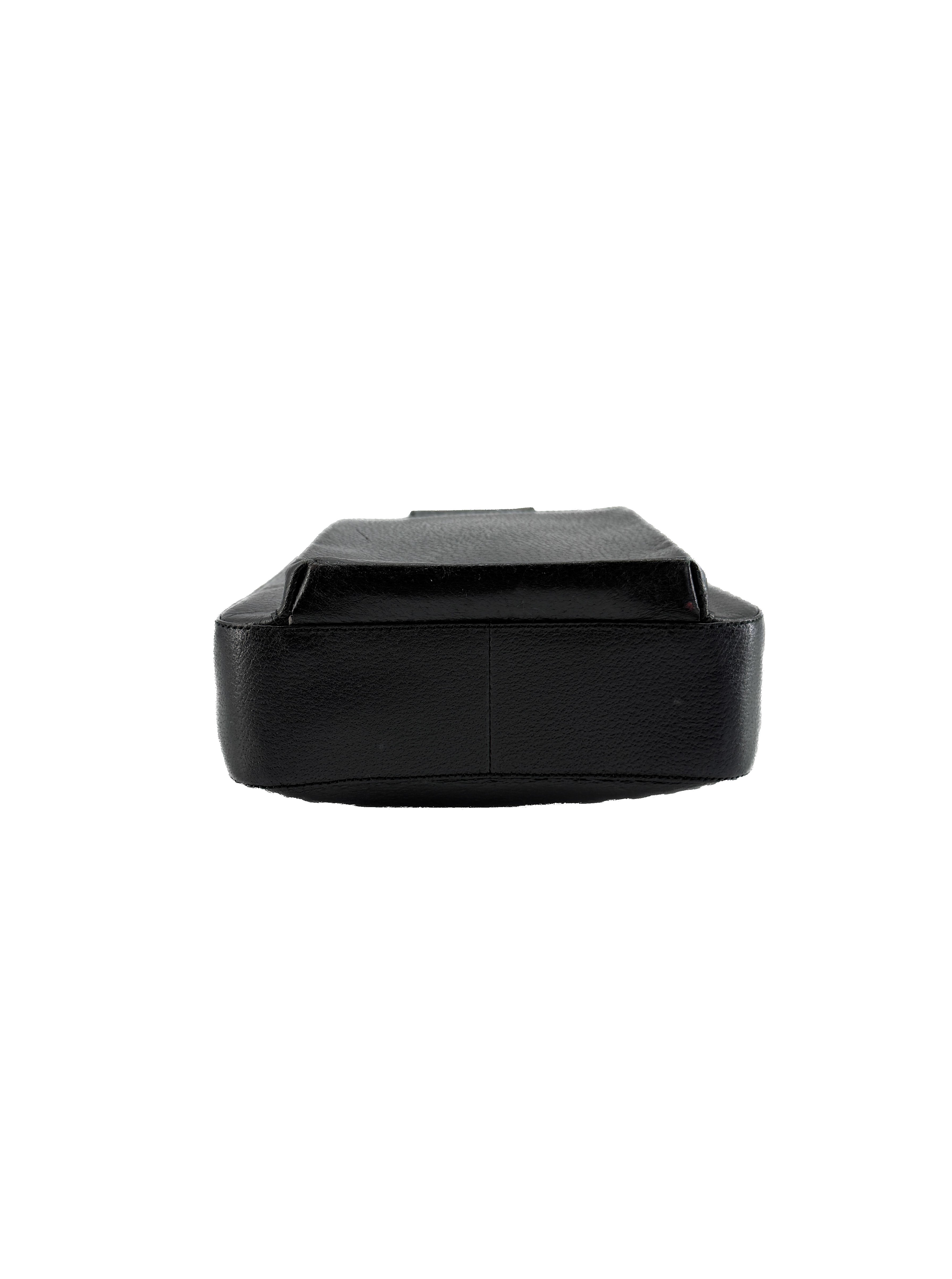 Gucci black vintage mini tote 0463