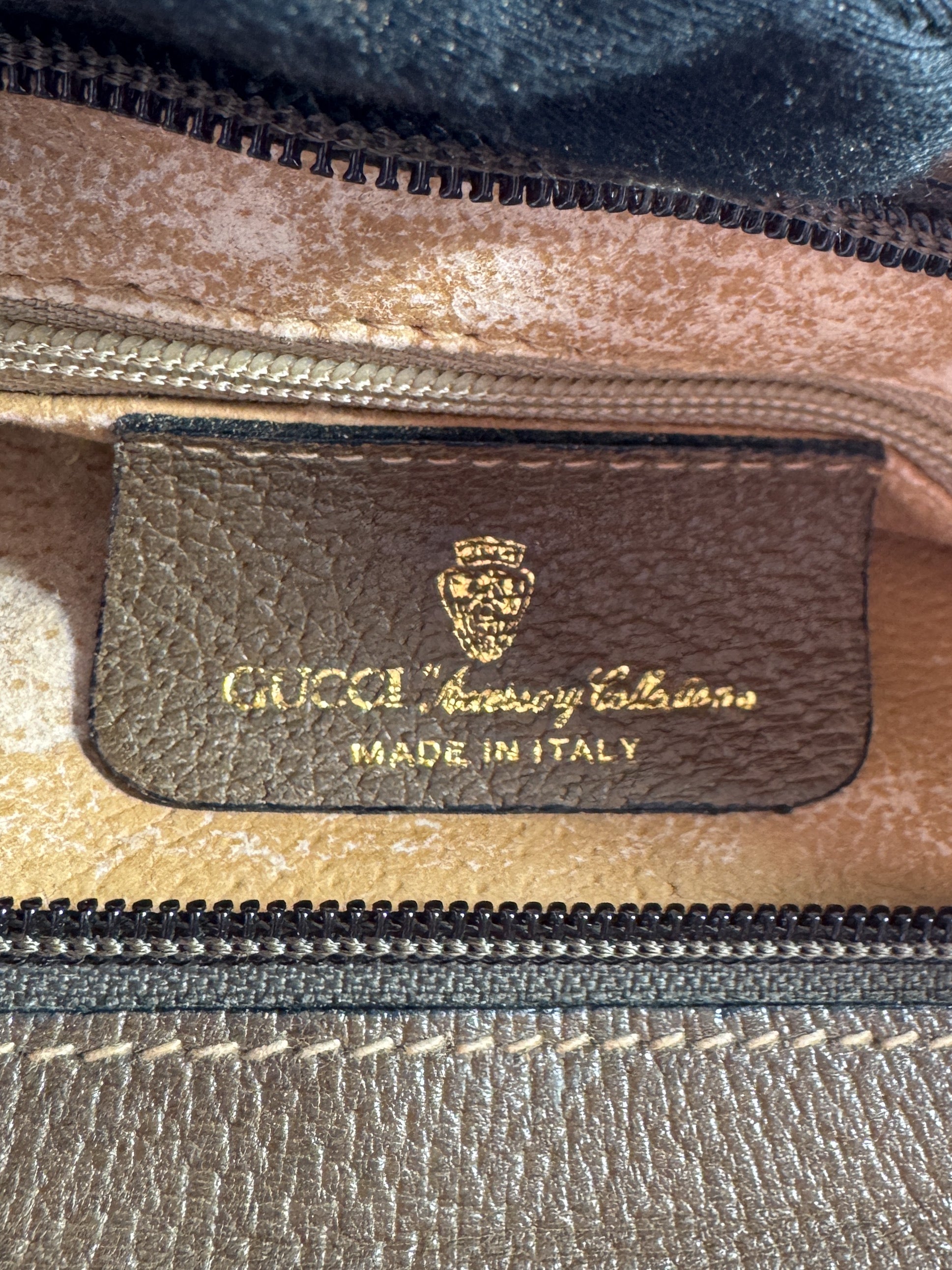 Gucci brown vintage Sherry line tote 214.10.048