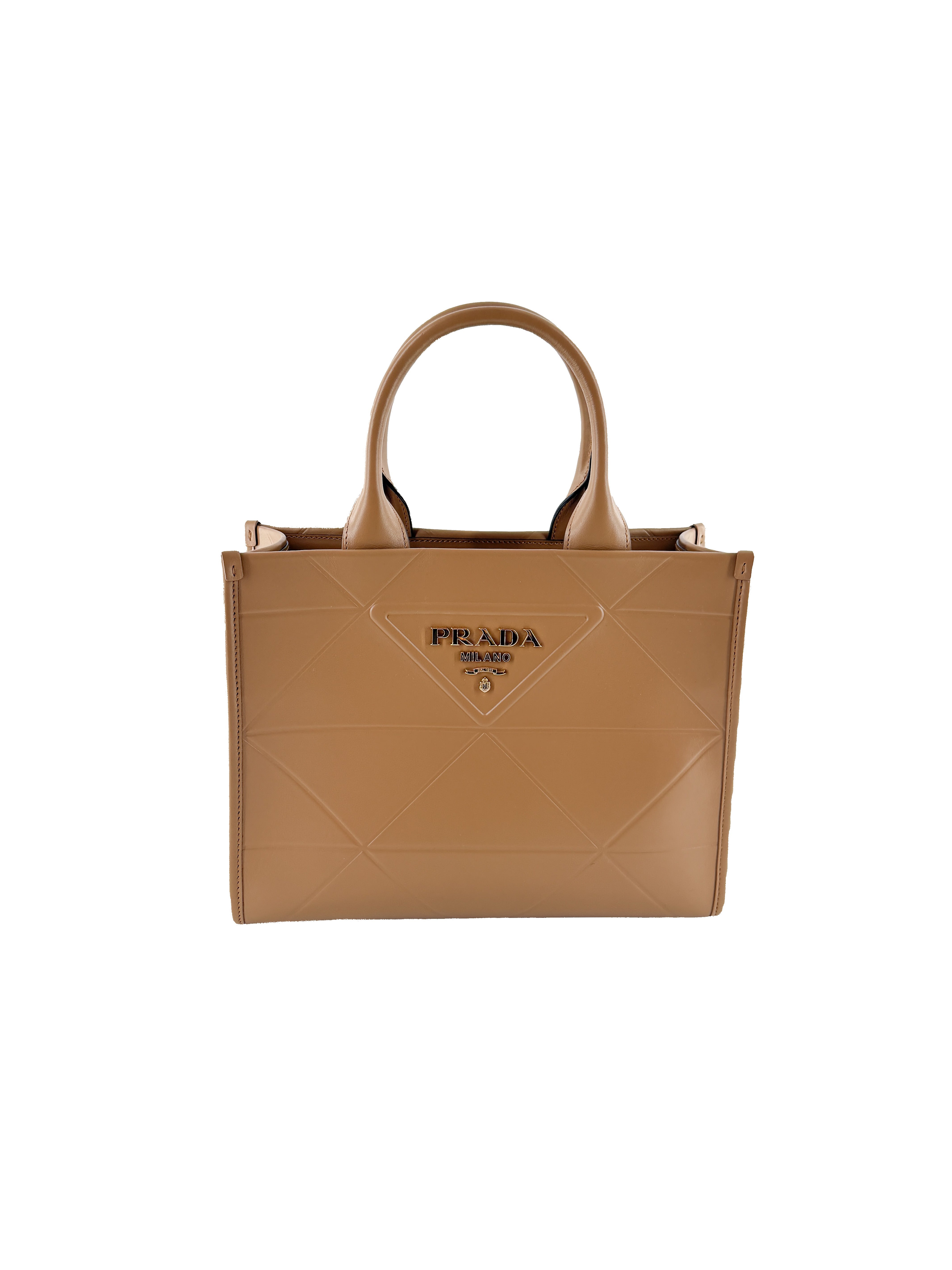Prada brown Symbole small tote 31 A3