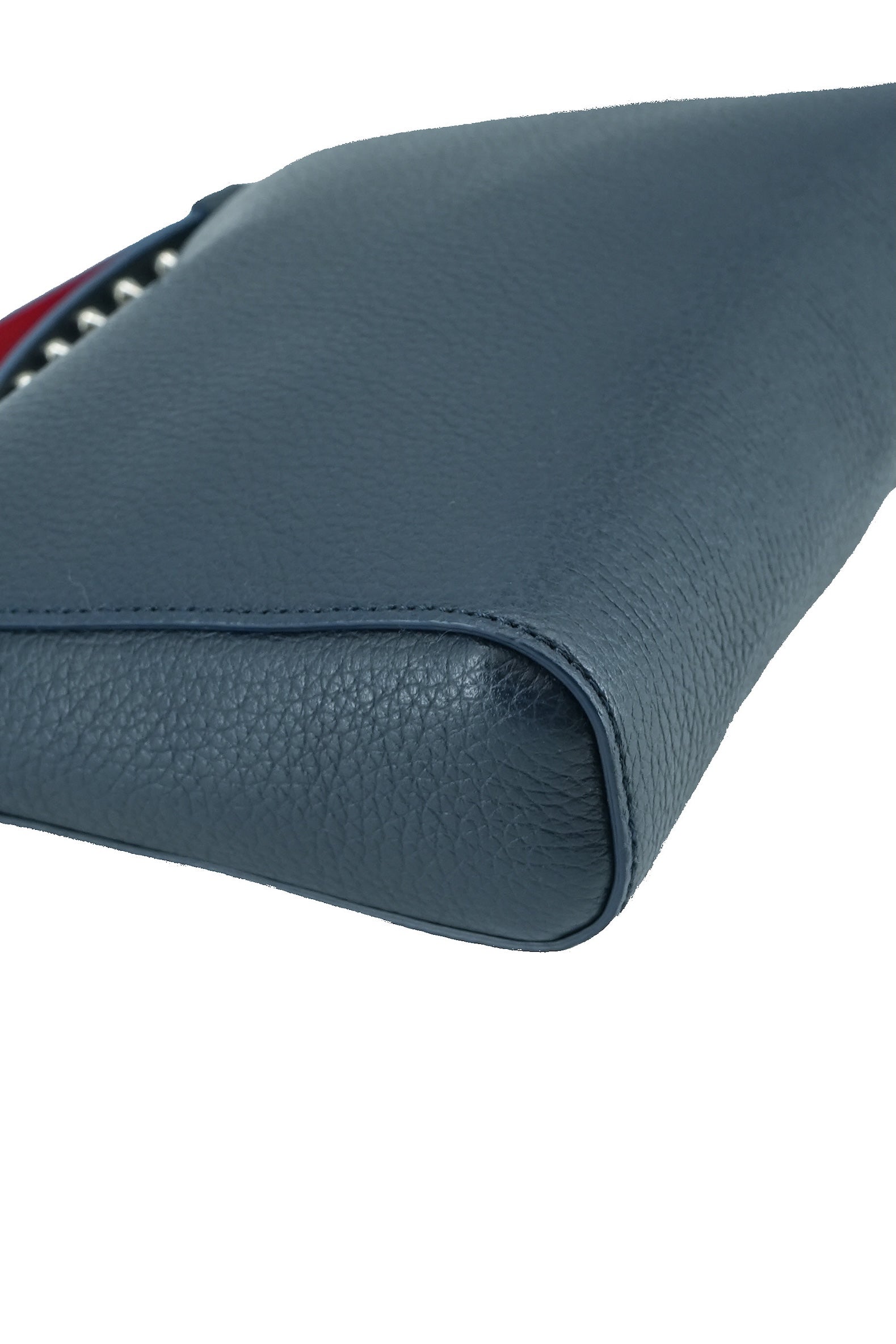 Christian Louboutin navy Cabata mini pouch