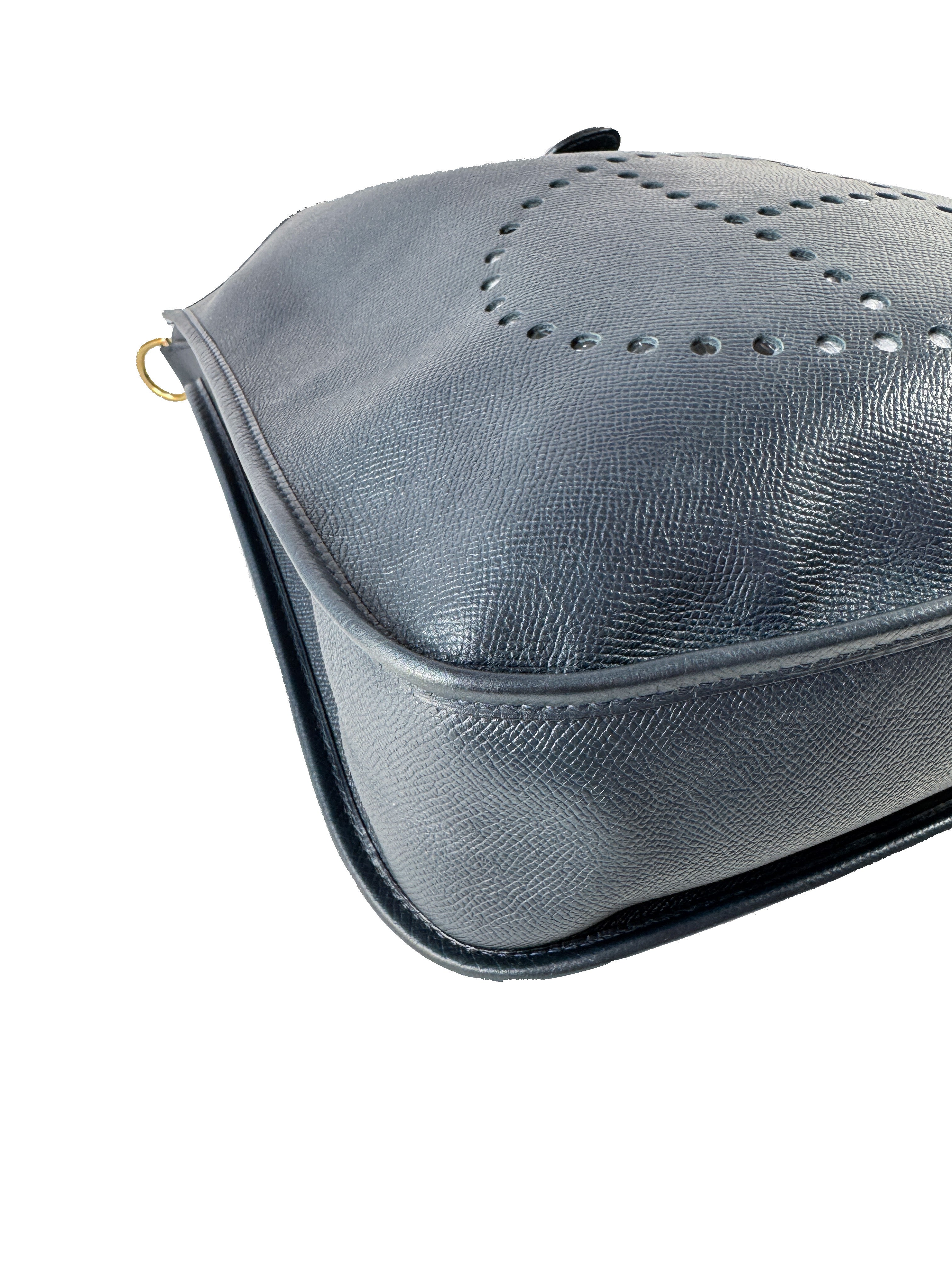 Hermès Courchevel Evelyne GM Bleu Nuit (1995)