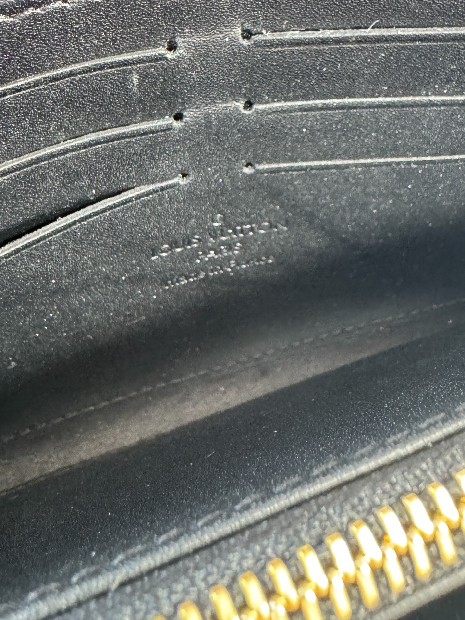 Louis Vuitton black Suhali leather wallet