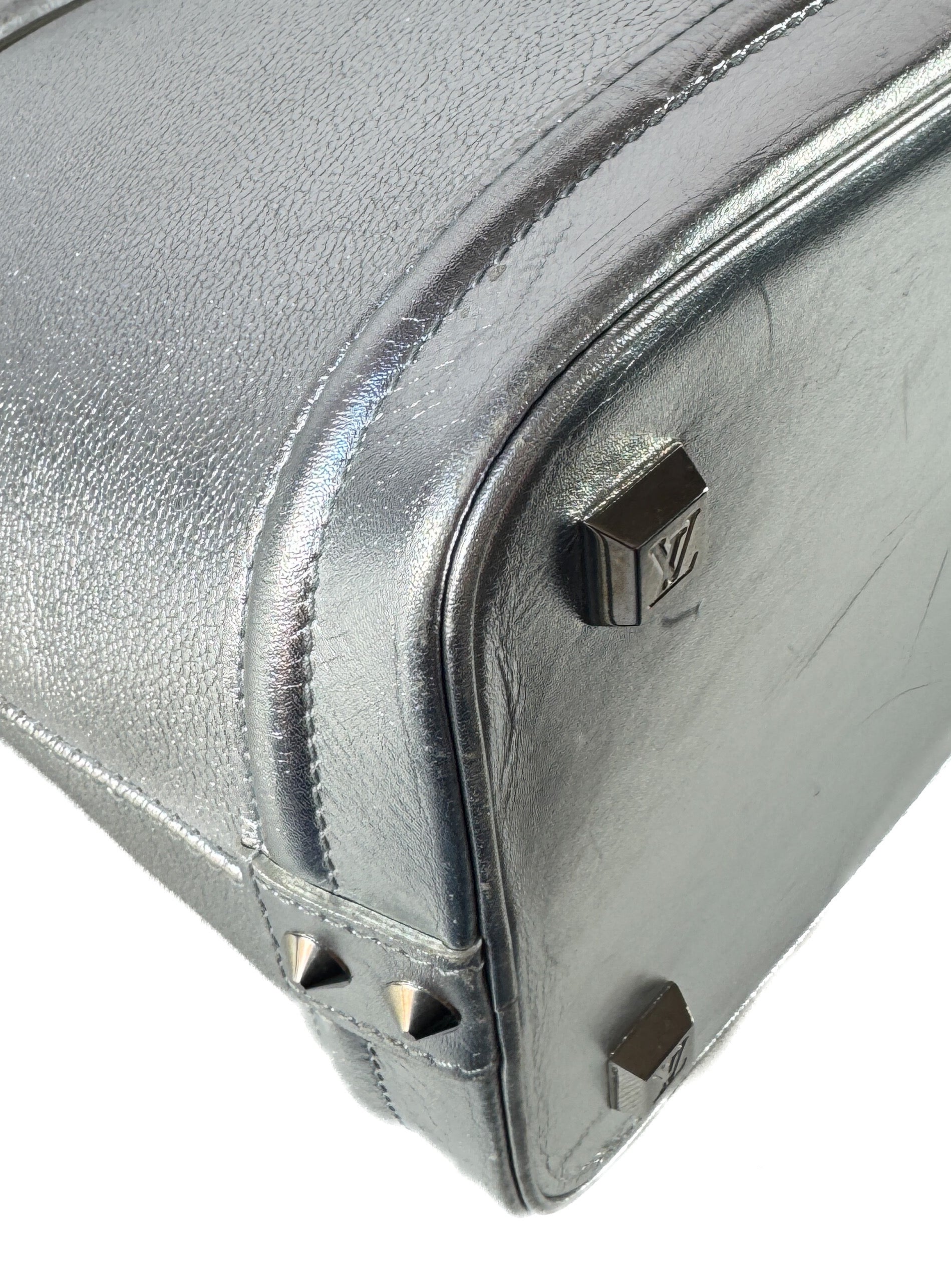 Louis Vuitton silver Suhali lockit MM DU3087