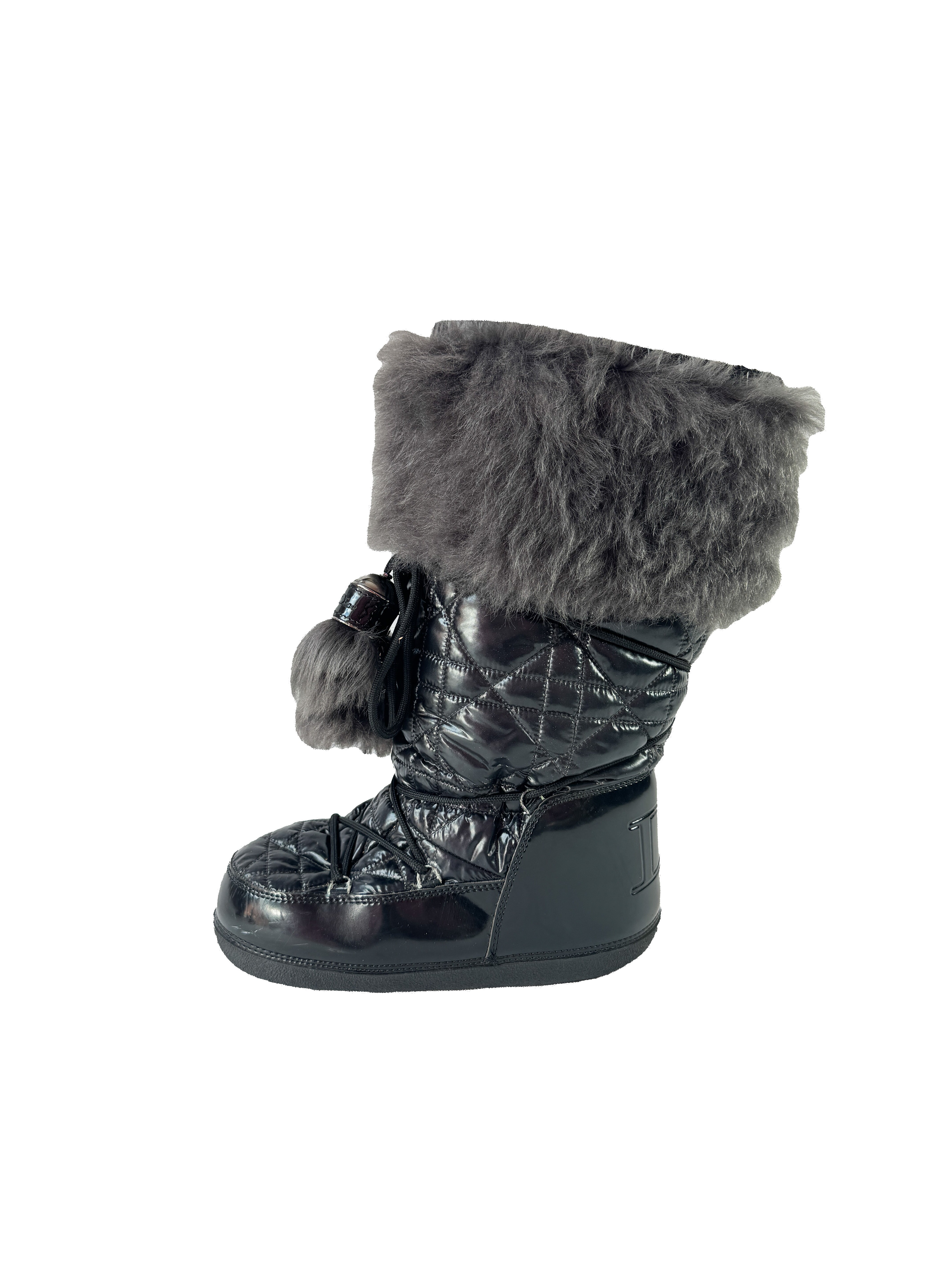 Christian Dior black Moon boots size 38-40 *as is*