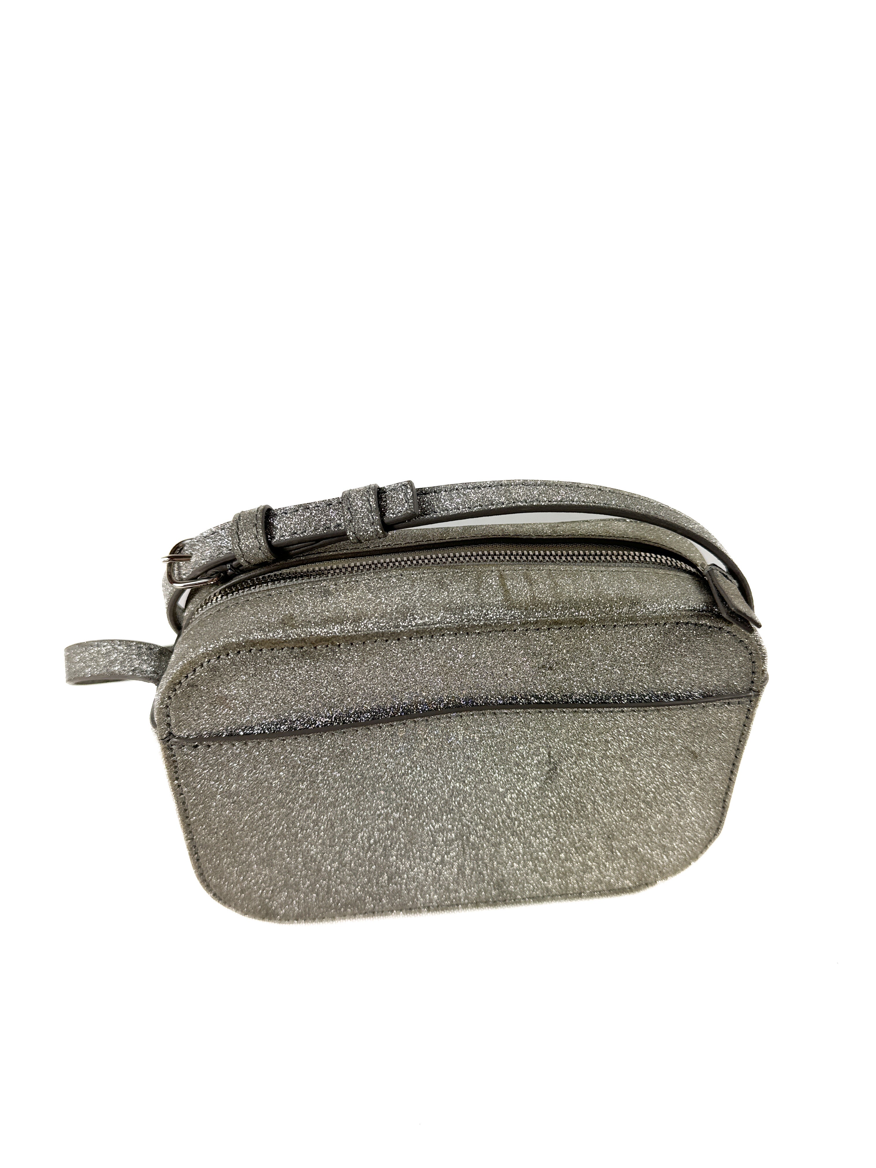 Balenciaga silver glitter everyday camera bag **as is**