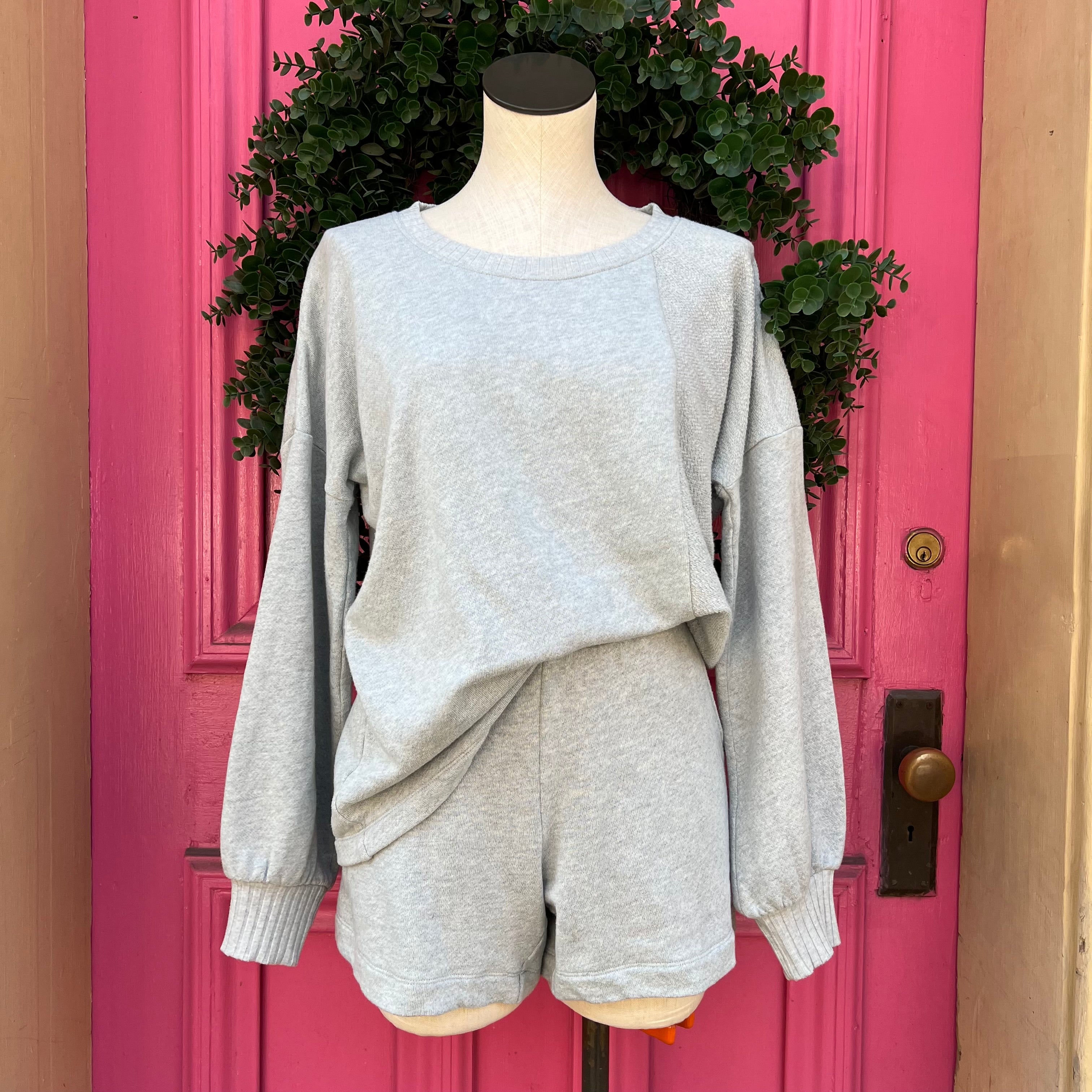 Cabi heathered blue lounge set size S