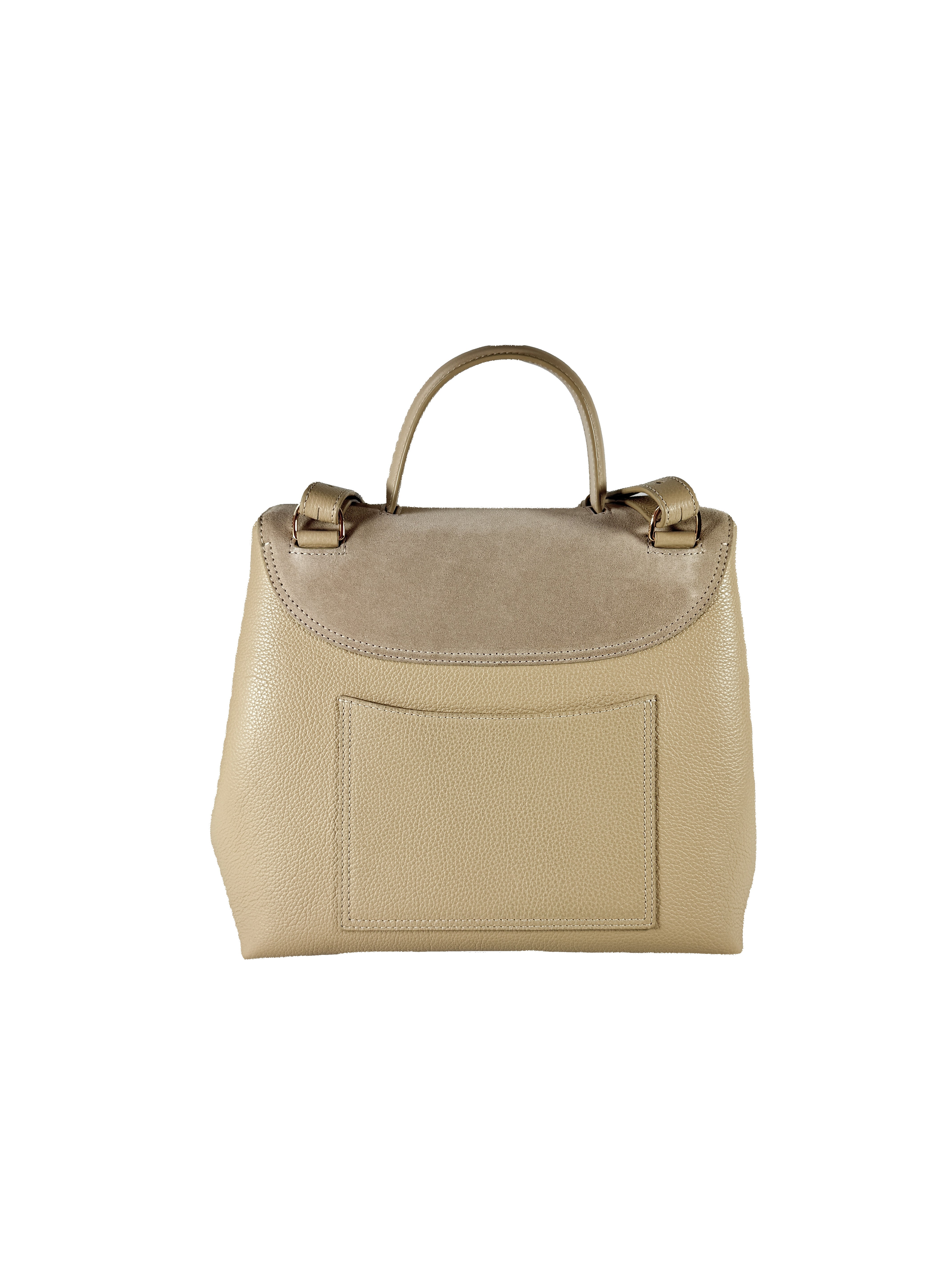 Polène tan Numero Un top handle bag