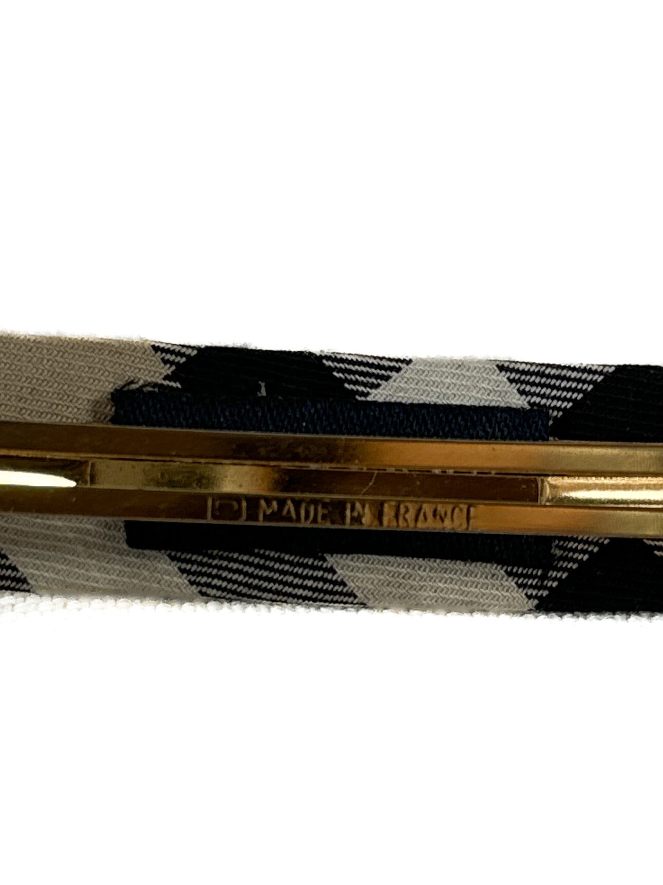 Burberry check hair clip